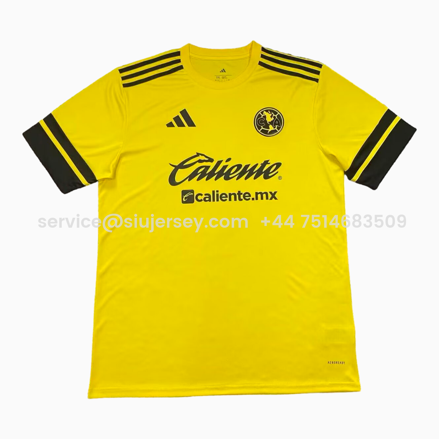 SIUjerseys-Club América 25-26 Pre-Match Training Yellow Jersey - Fans Version