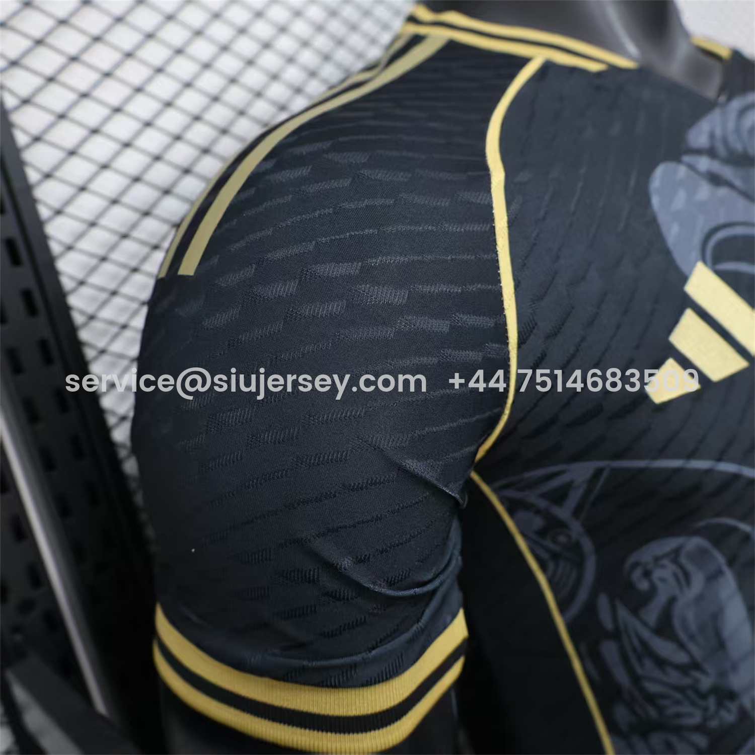 SIUjerseys-Mexico 25-26 Grey Eagle Sketch Black Gold Special Jersey - Player Version