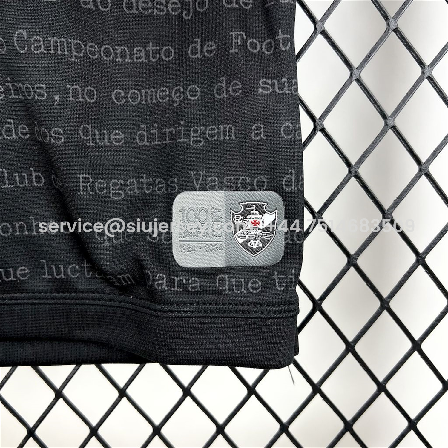 SIUjerseys-Vasco da Gama 24-25 Black Special Edition Kids Kit