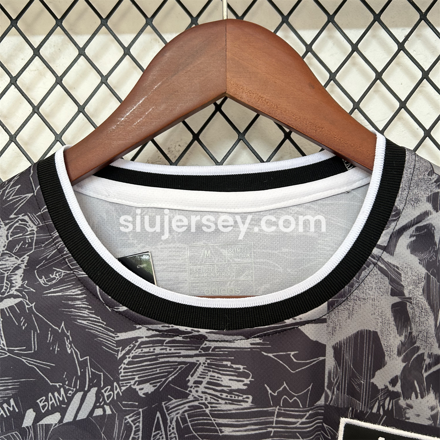 SIUjerseys-Japan 25-26 White Stroke Wukong Black Jersey - Fans Version