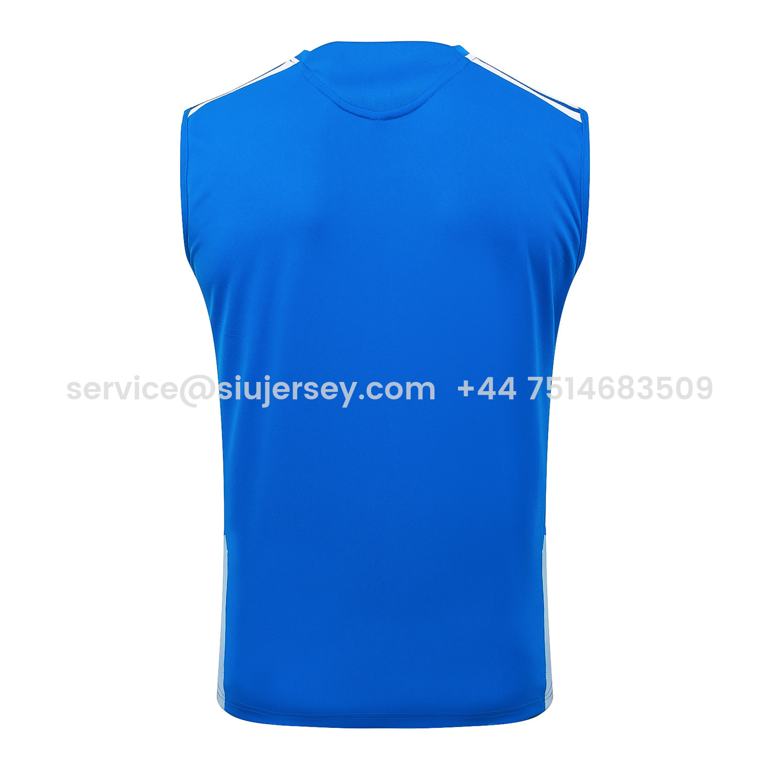 SIUjerseys-Cruzeiro 25-26 Vest Training Set - Ocean Blue Vest and Dark Blue Shorts
