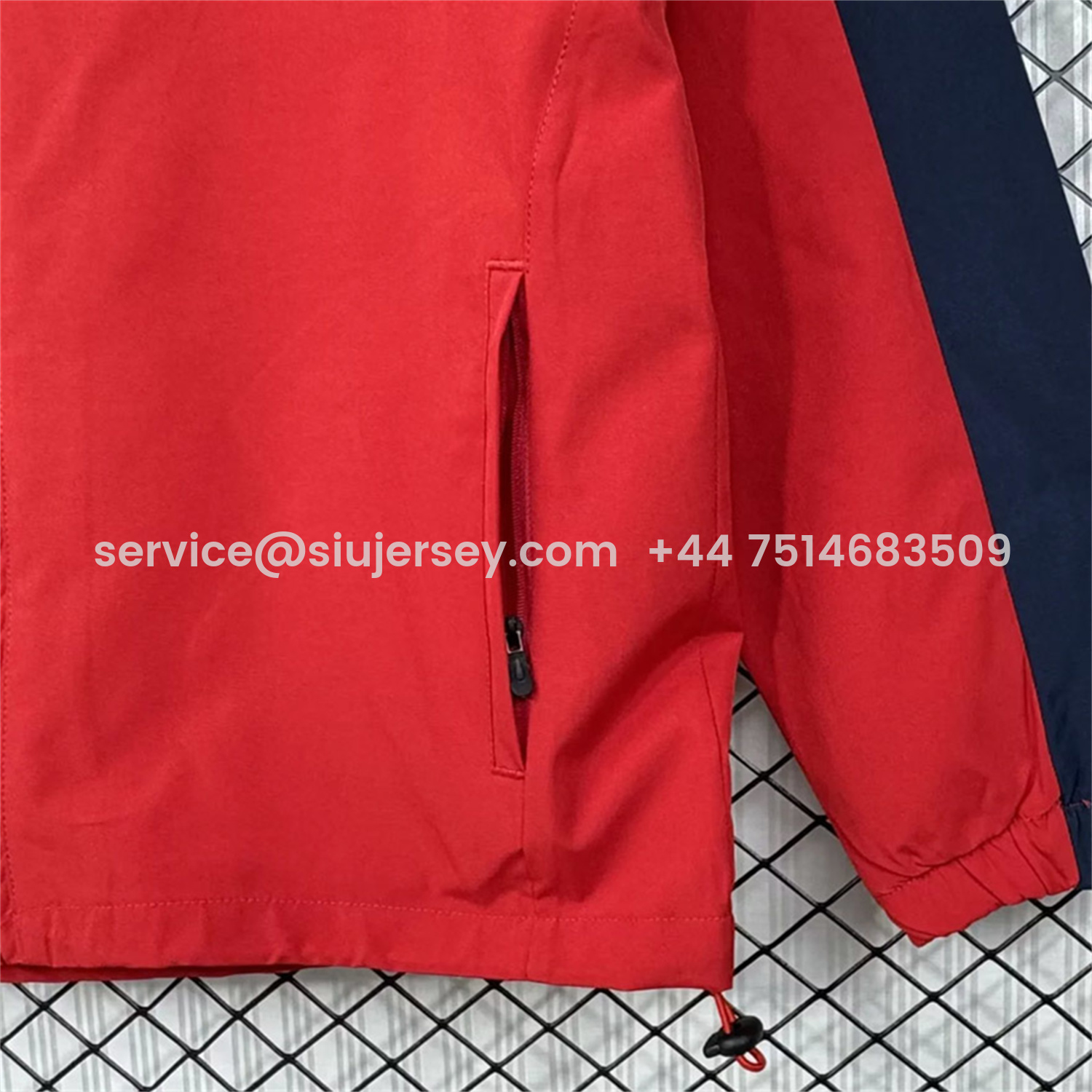 SIUjerseys-Retro Arsenal 2004-05 Home Windbreaker Jacket - Red