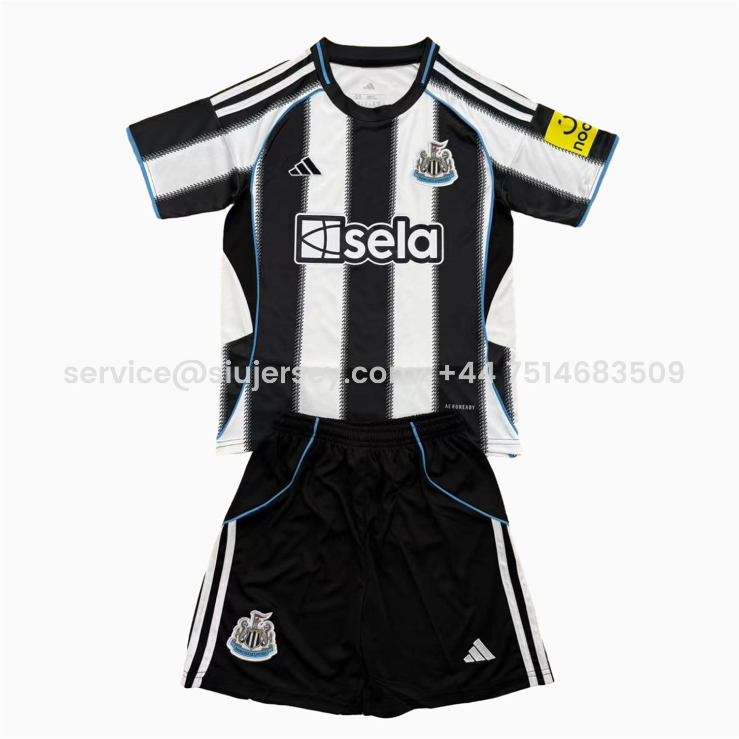 SIUjerseys-Newcastle United 25-26 Home Men's Adult Jersey Set - Fans Version