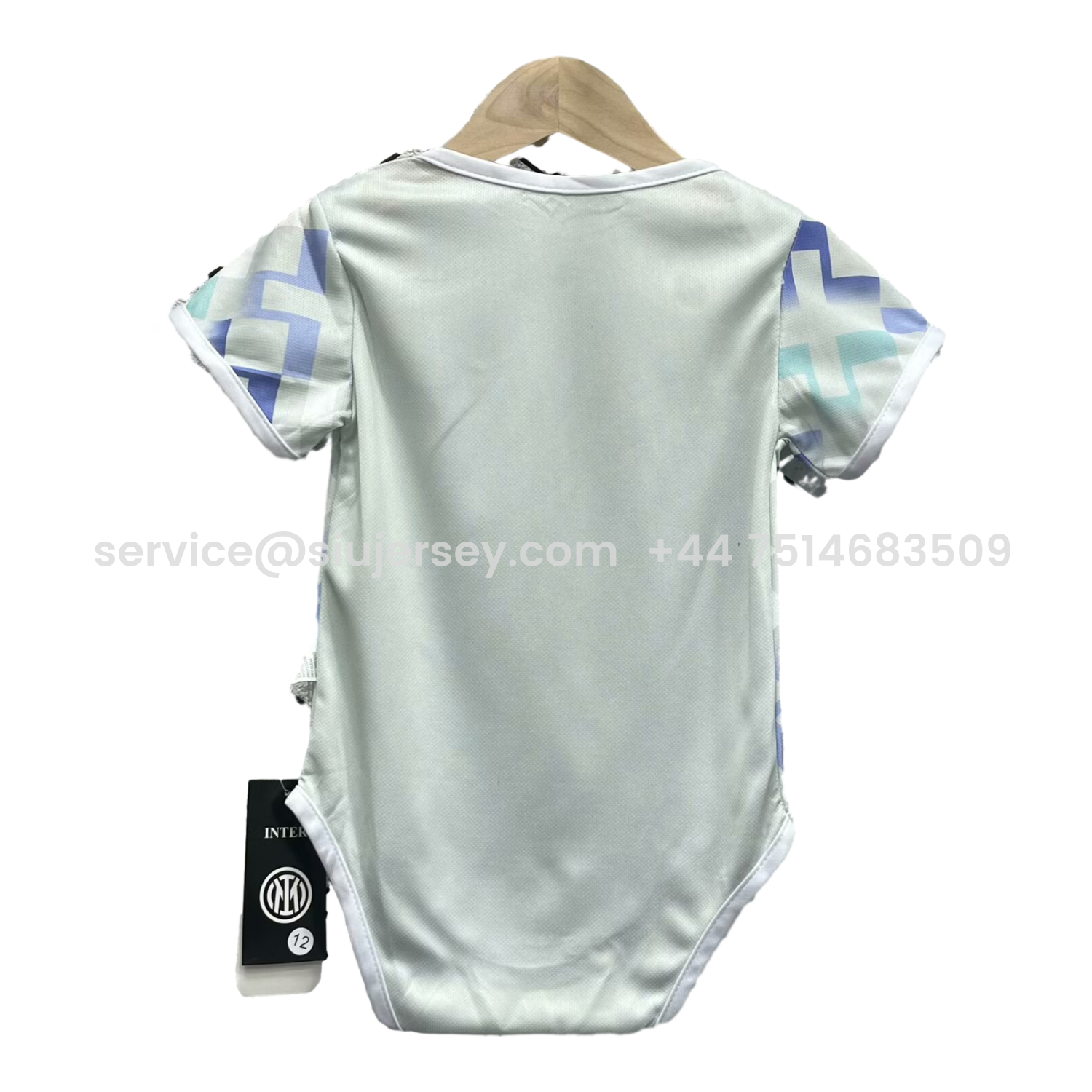 SIUjerseys-Inter Milan 25-26 Away Baby Crawling Suit