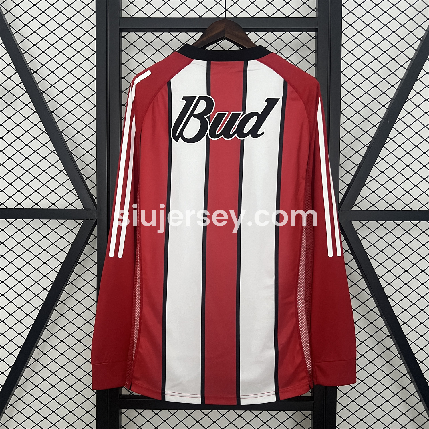 SIUjerseys-Retro River Plate 2003-04 Away Long Sleeves Jersey