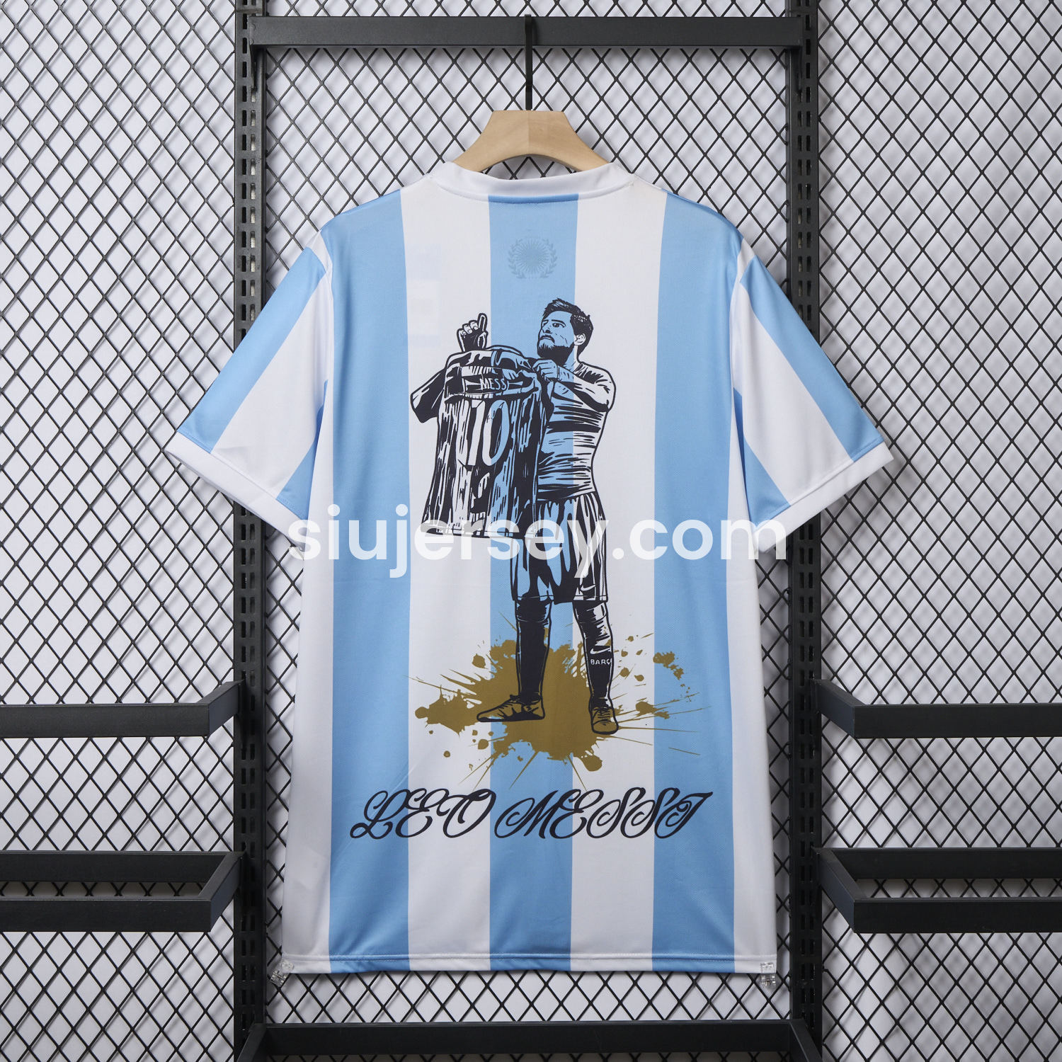 SIUjerseys-Argentina 25-26 50th Anniversary Messi Graffiti Special Jersey - Fans Version