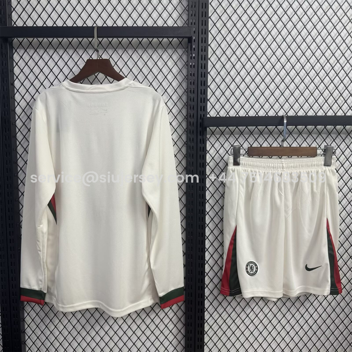 SIUjerseys-C.H.E.L.S.E.A 25-26 Away Long Sleeves Unsponsored Kids Kit