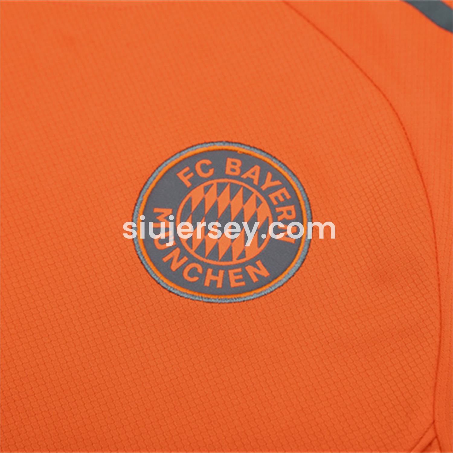 SIUjerseys-Bayern Munich 25-26 Short-Sleeve Training Set - Orange Top & Gray shorts