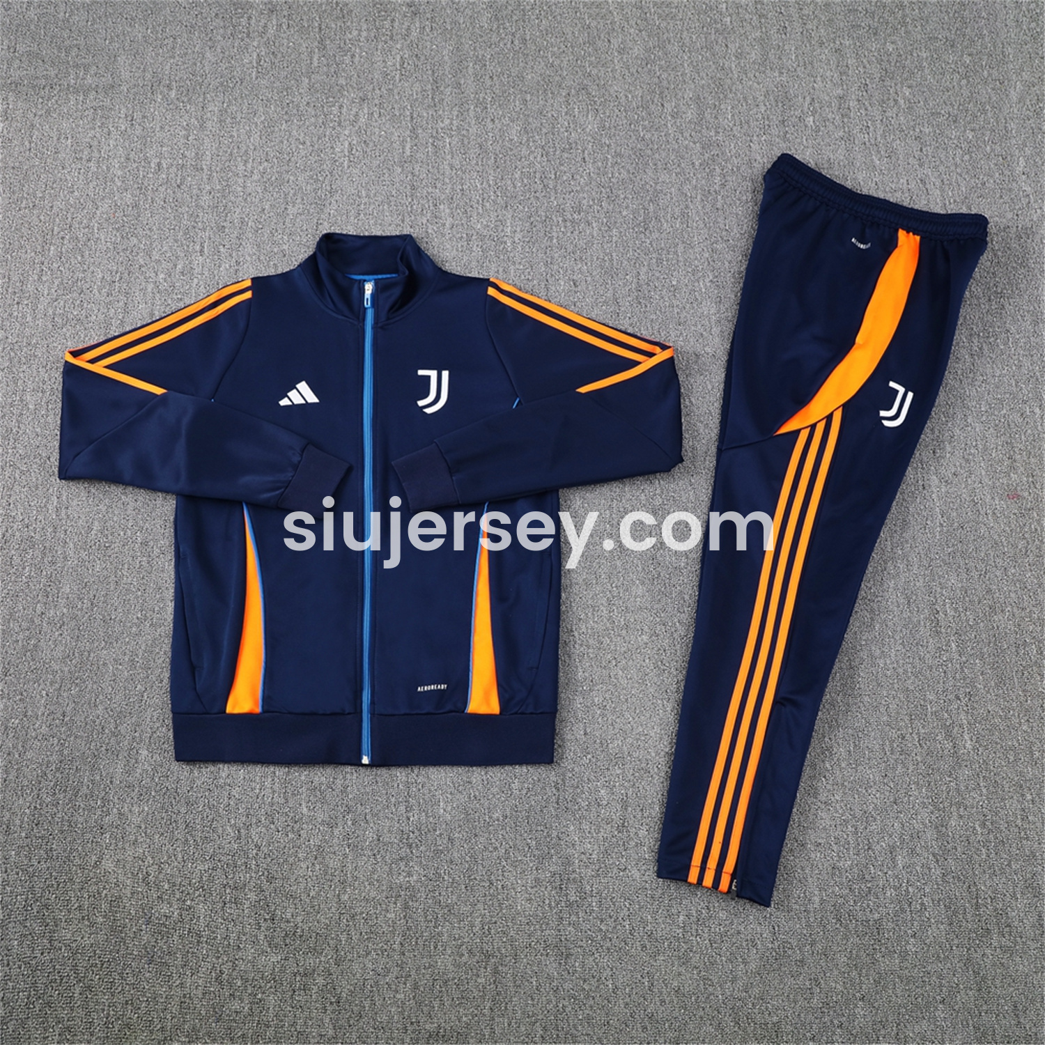 SIUjerseys-Juventus 24-25 Jacket Training Tracksuit - Royal Bule Jackets & Pants
