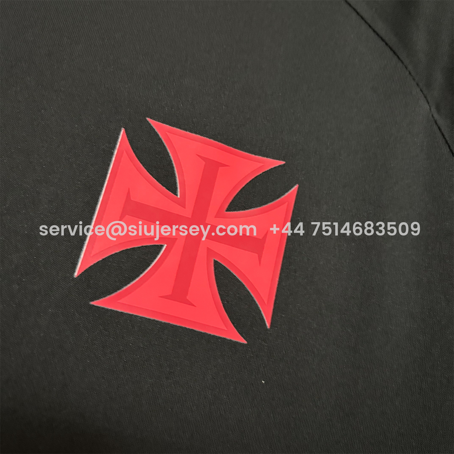 SIUjerseys-Vasco da Gama 25-26 Black Training Jersey - Fans Version