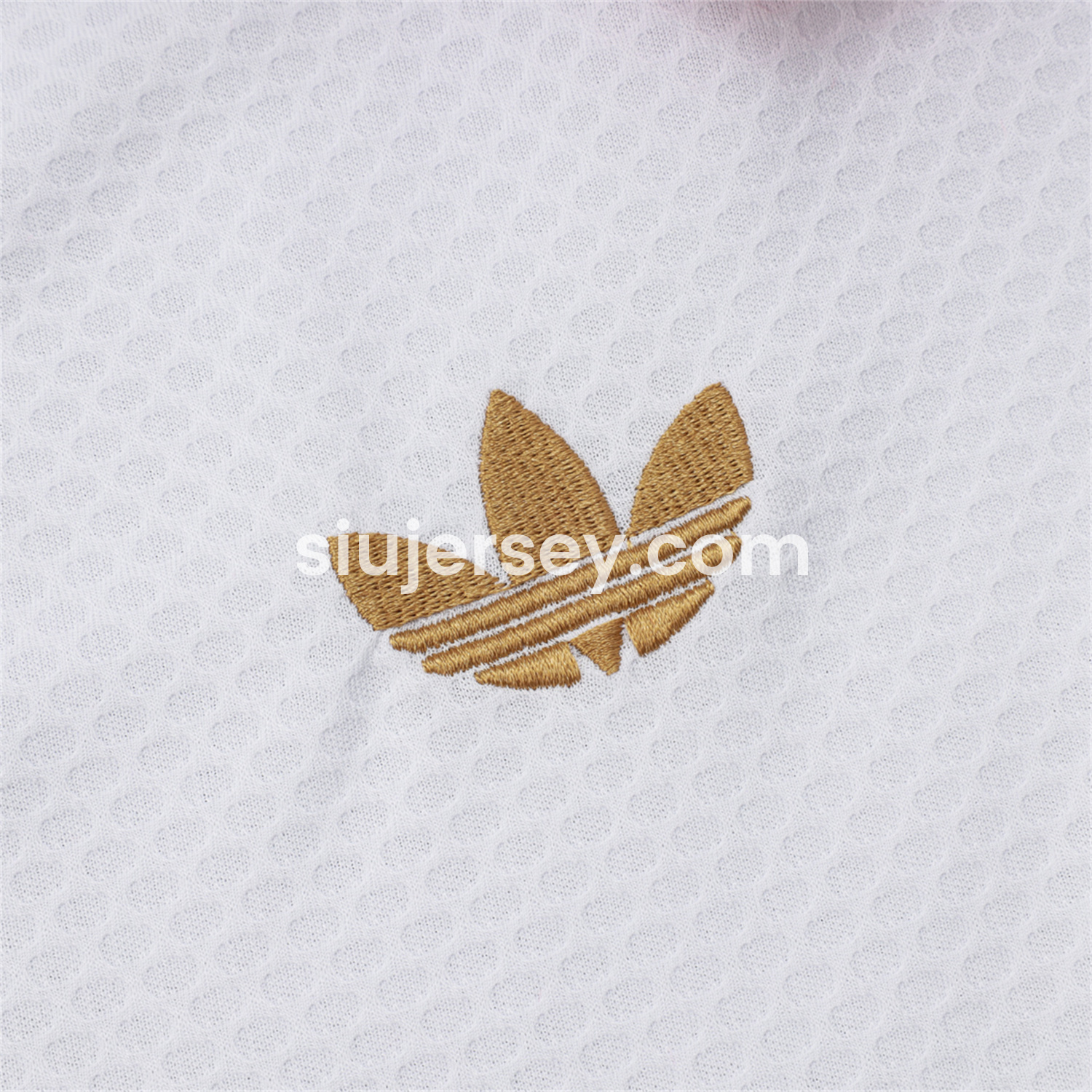 SIUjerseys-Bayern Munich 2025 125th Anniversary POLO Short-Sleeve Training Set - White Top and Pants