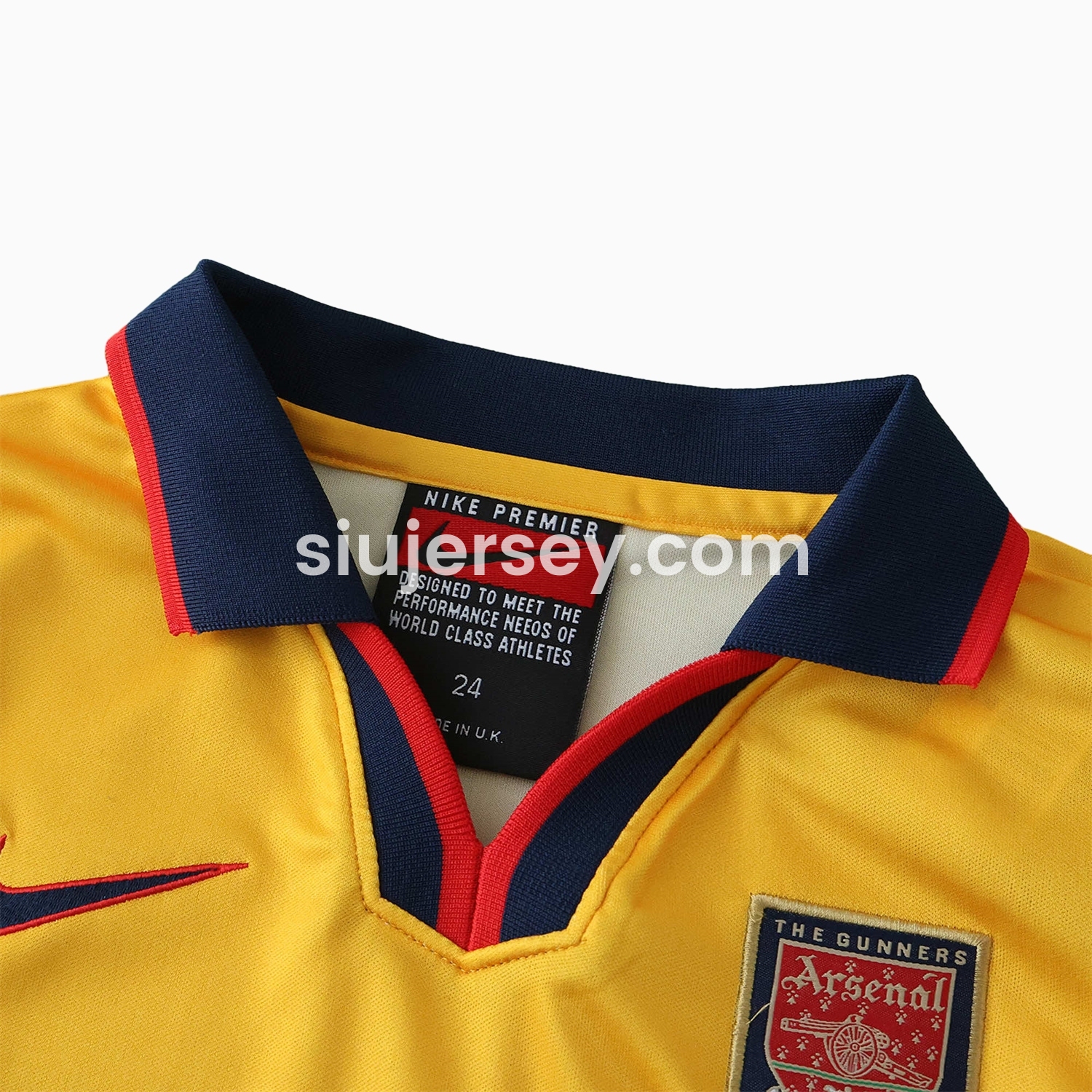 SIUjerseys-Retro Arsenal 1997-99 Away Kids Kit