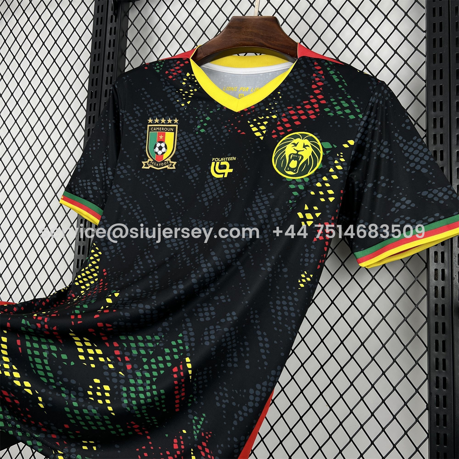 SIUjerseys-Cameroon 2026 Black Special Jersey - Fans Version