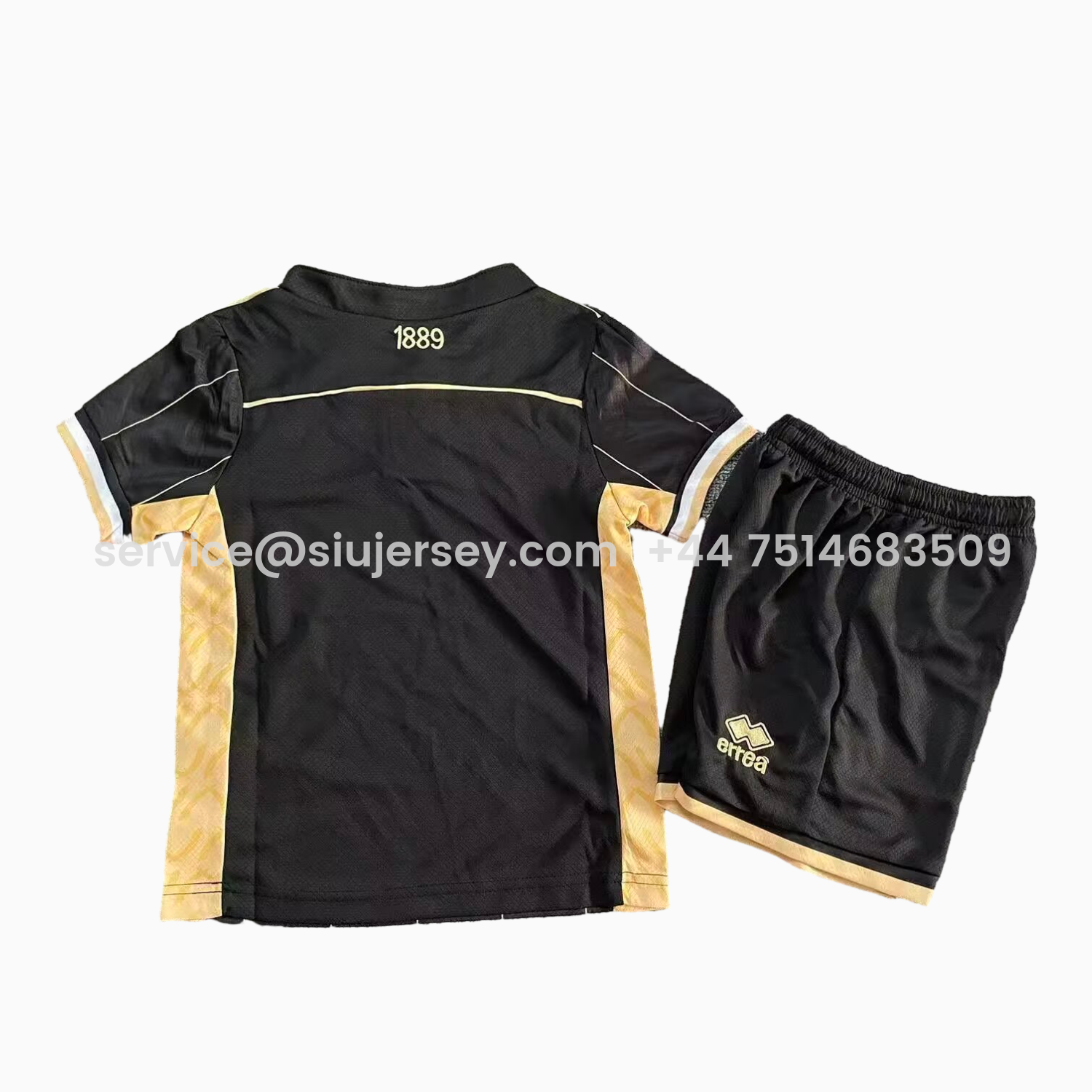 SIUjerseys-Sheffield United 25-26 Black Goalkeeper Kids Kit