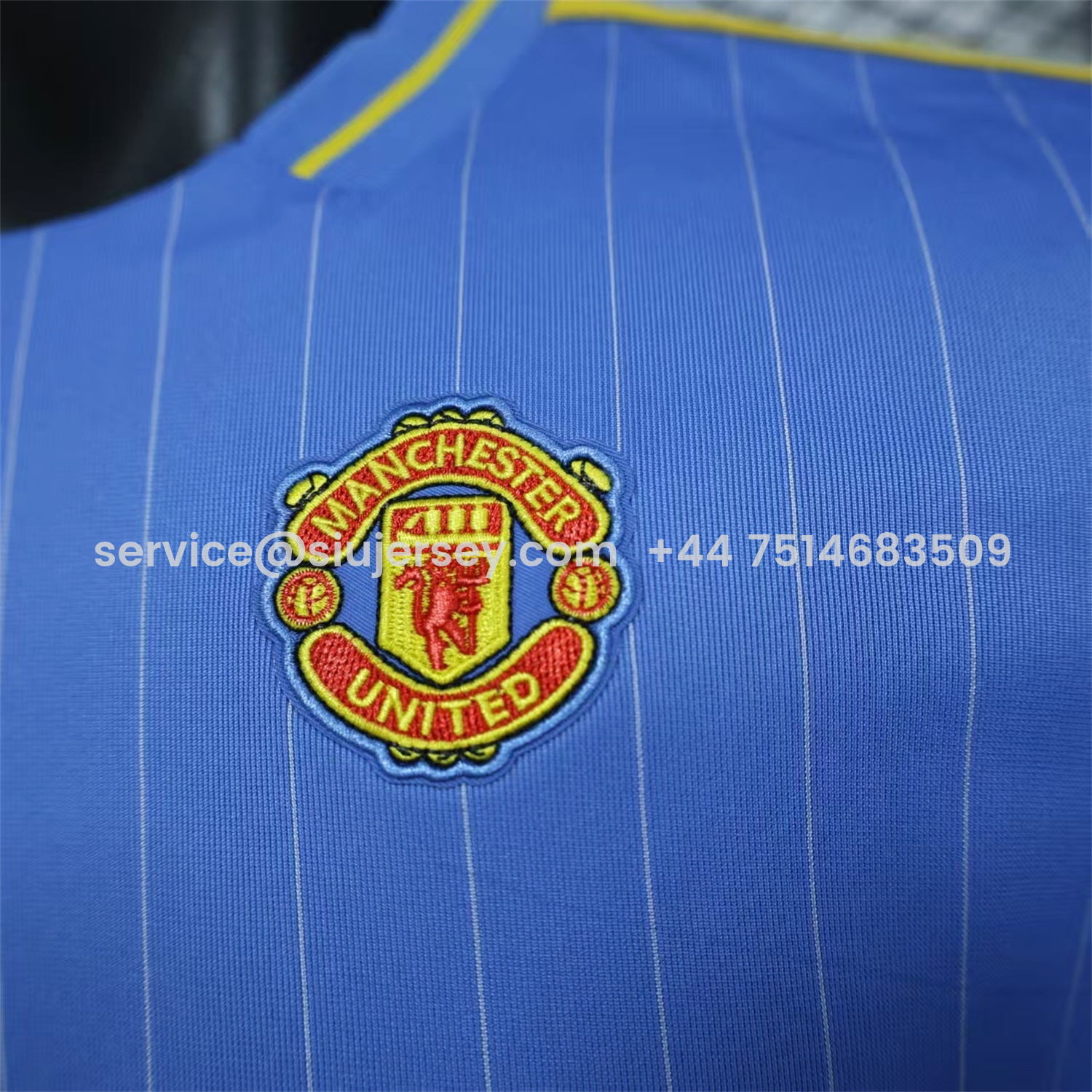 SIUjerseys-Manchester United 25-26 Icon Travel Special Edition Blue Jersey - Player Version