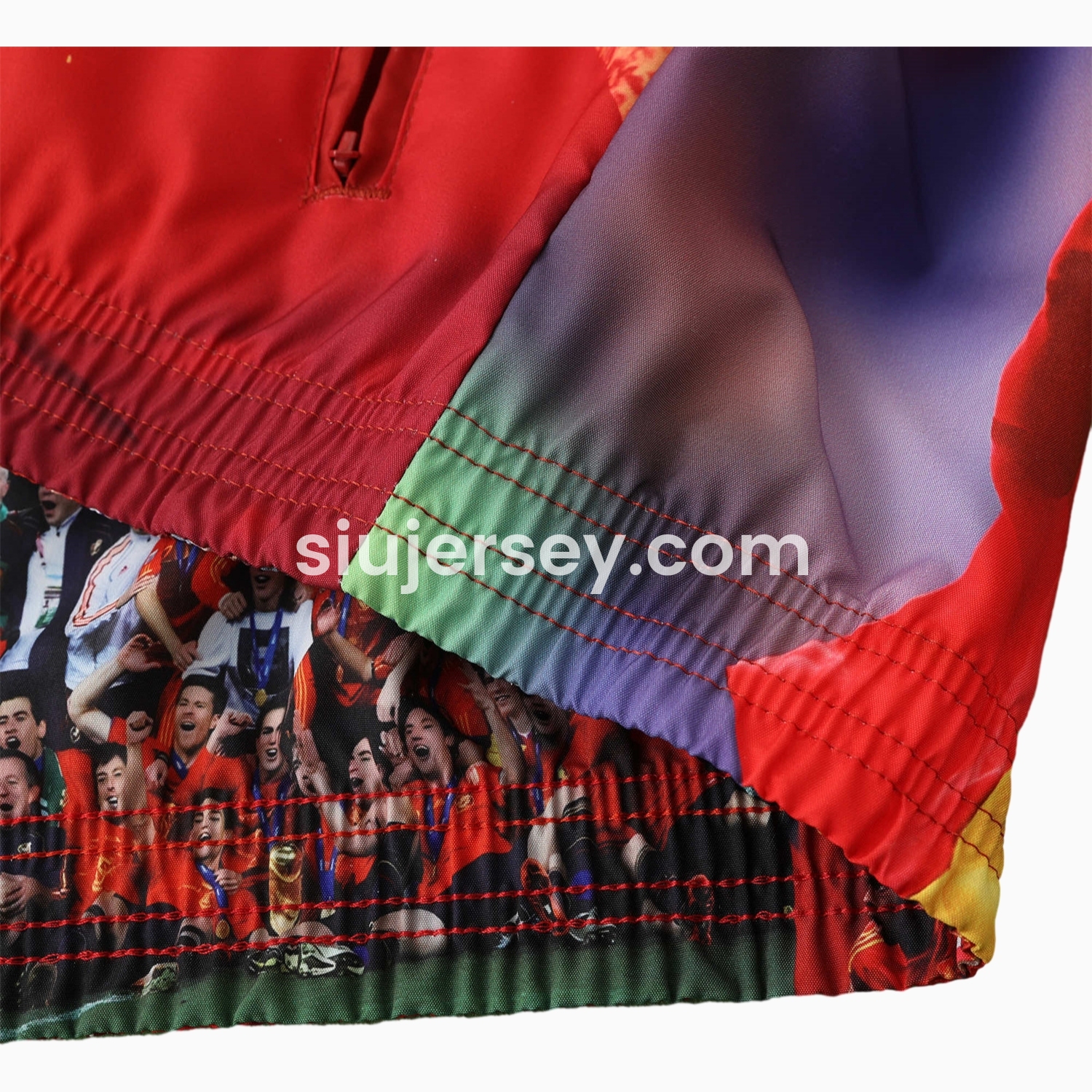 SIUjerseys-Spain 24-25 Red Double Sided Reversible Windbreaker - 2024 EURO Championship