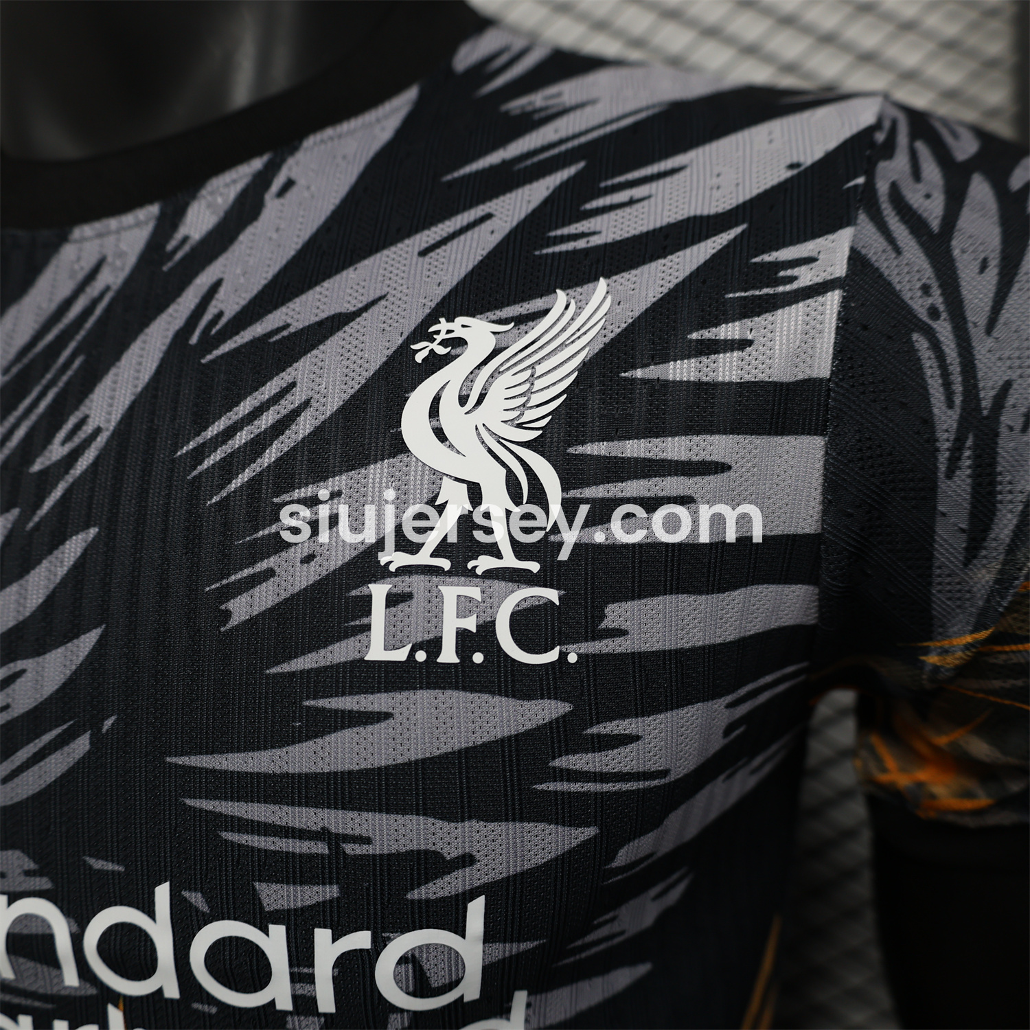 SIUjerseys-Liver.pool 25-26 Orange Liver.pool Bird Black Special Jersey - Player Version