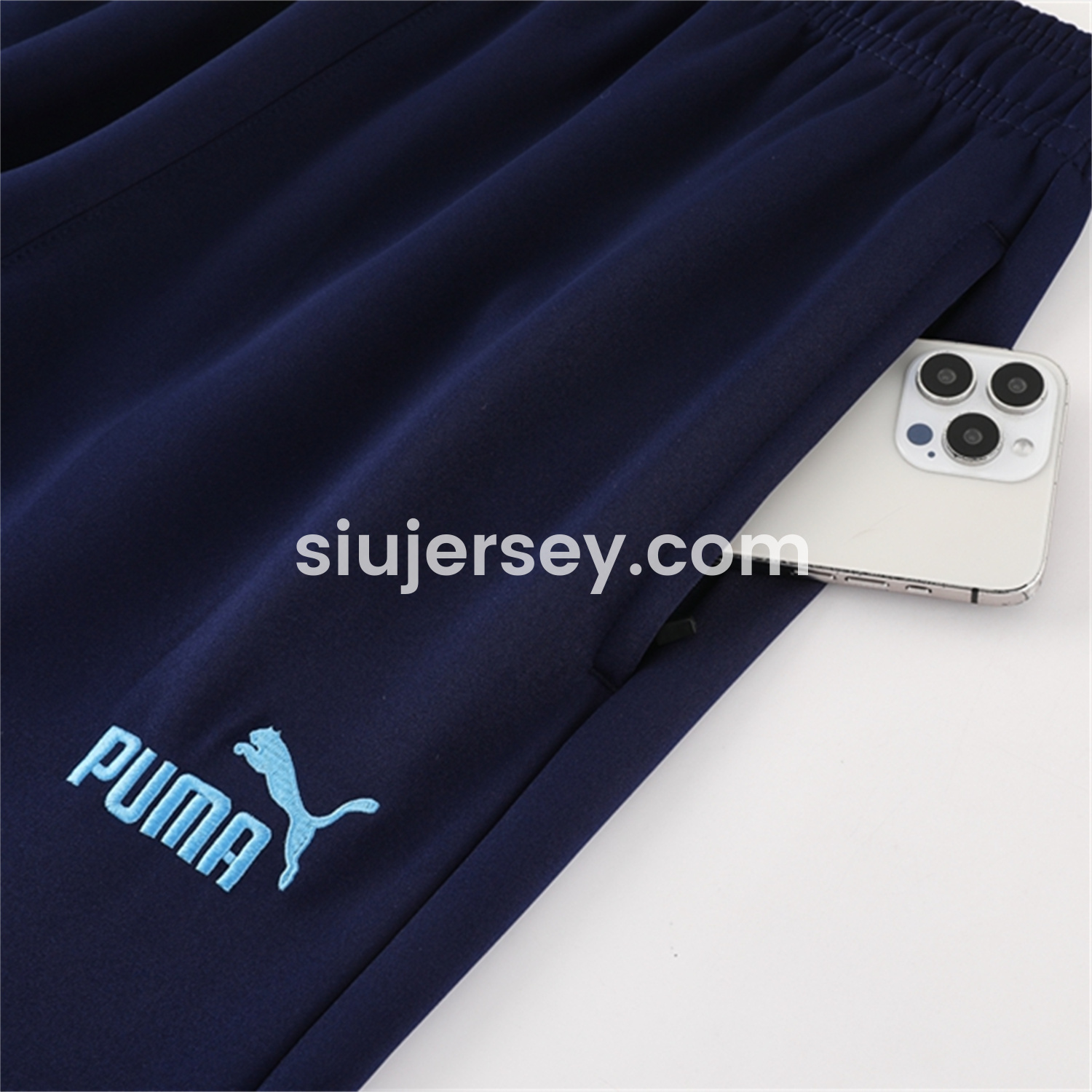 SIUjerseys-Marseille 25-26 Jacket Training Tracksuit - Deep Blue Jackets & Pants