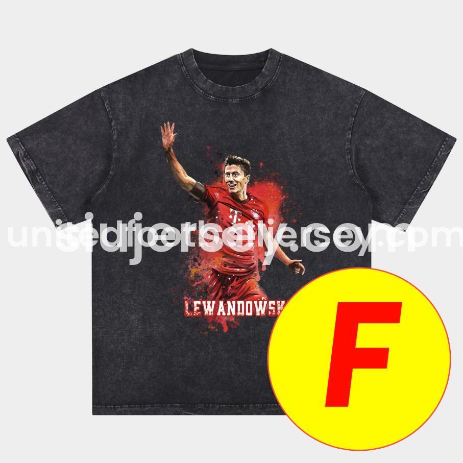 SIUjerseys-Bayern Munich 125th Legendary Players Oversized Washed T-Shirt