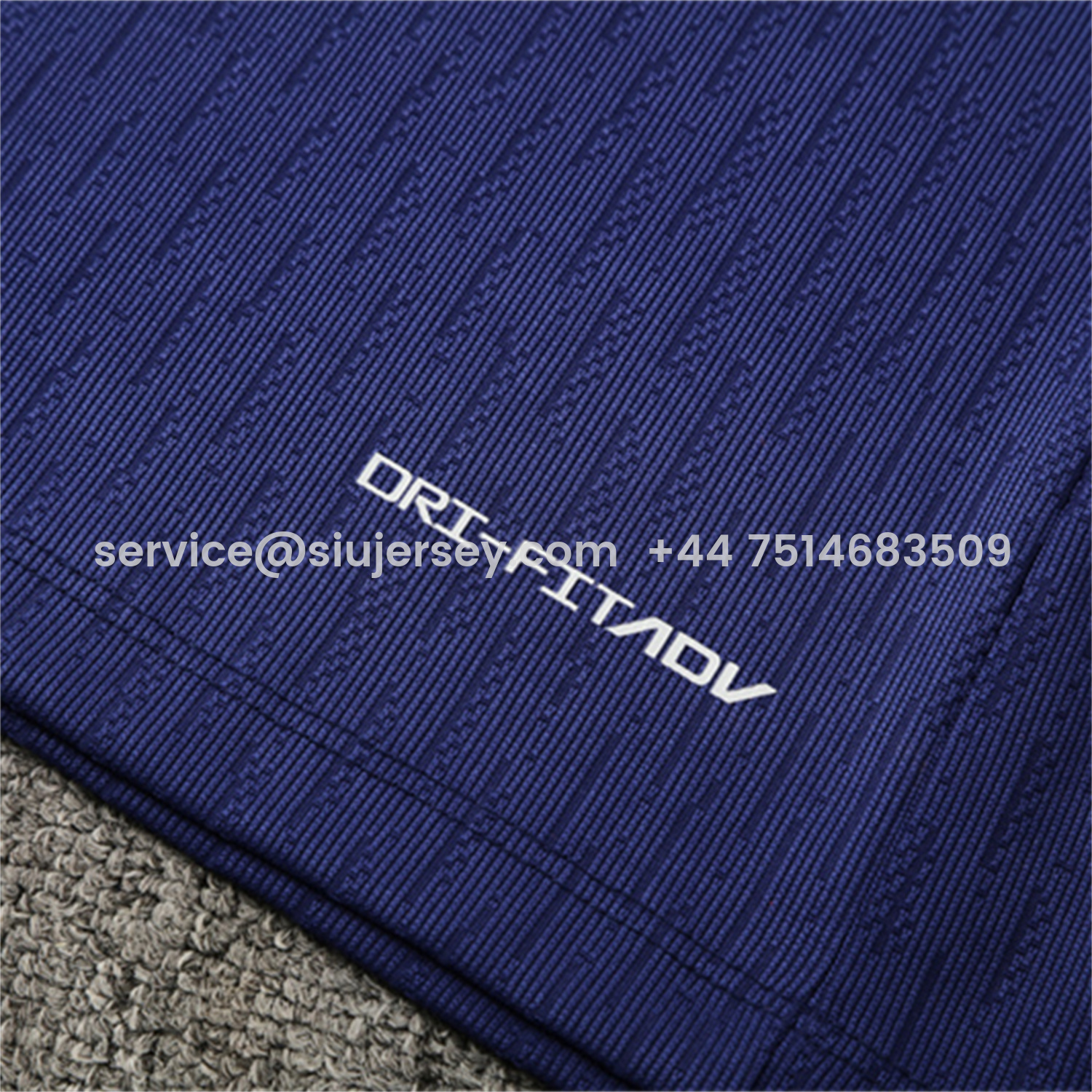 SIUjerseys-Barcelona 25-26 Long Sleeve Training Set - Royal Blue Top Orange Sponsor & Royal Blue Pants