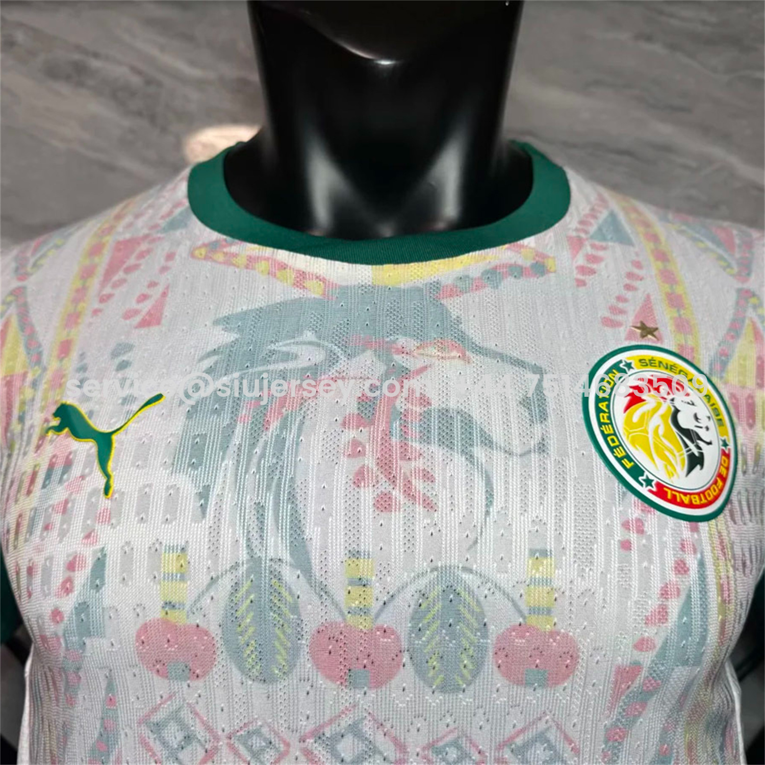 SIUjerseys-Senegal 25-26 Home White Jersey - Player Version