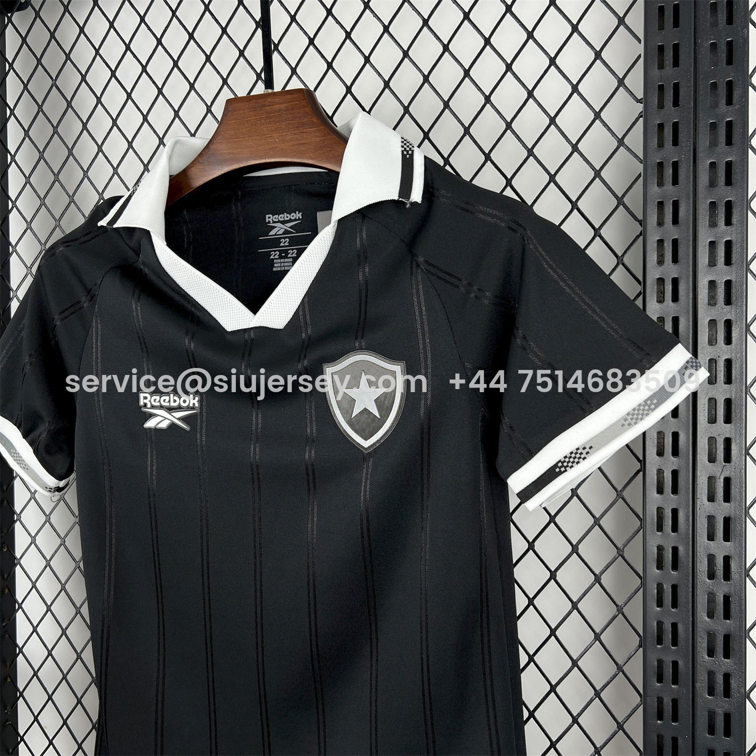 SIUjerseys-Botafogo 25-26 Away Unsponsored Kids Kit
