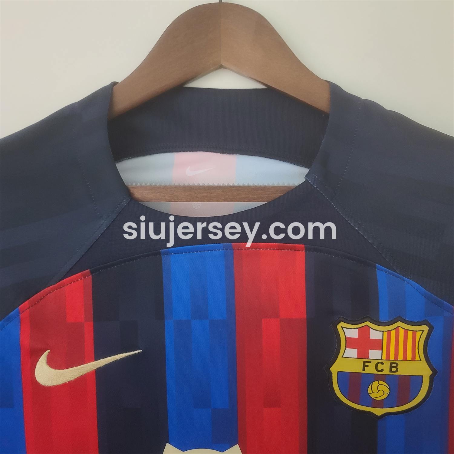SIUjerseys-Retro Barcelona 22-23 Owl Sponsor Home Jersey