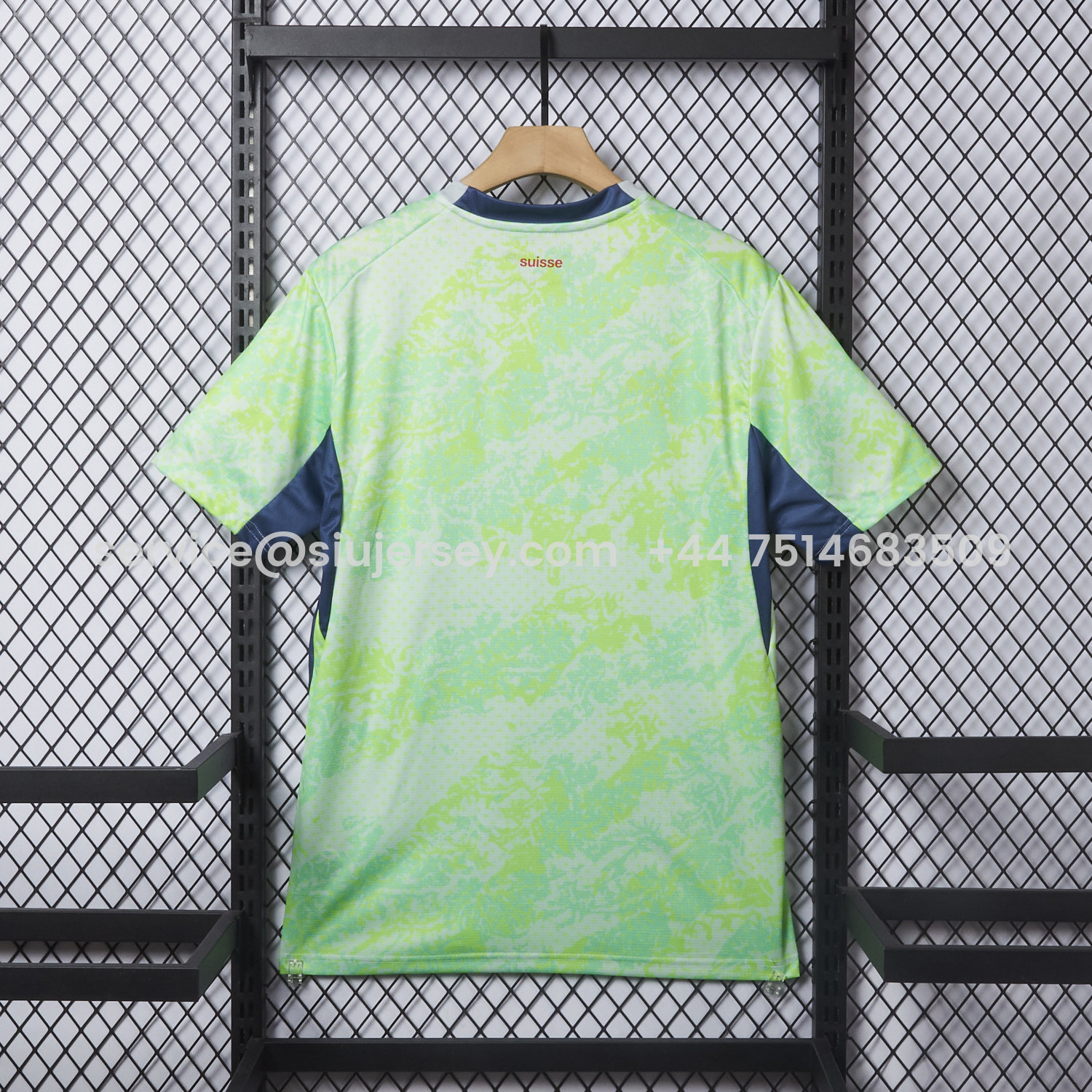 SIUjerseys-Switzerland 2026 Away Green Jersey - Fans Version