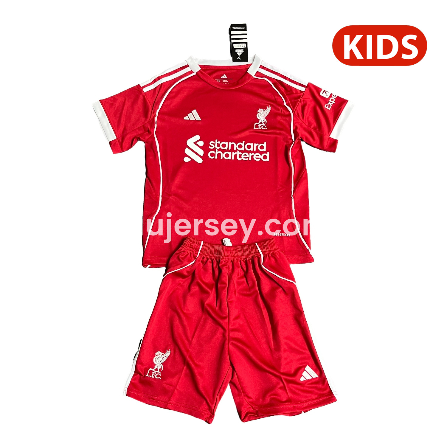SIUjerseys-Liver.pool 25-26 Home Kids Kit