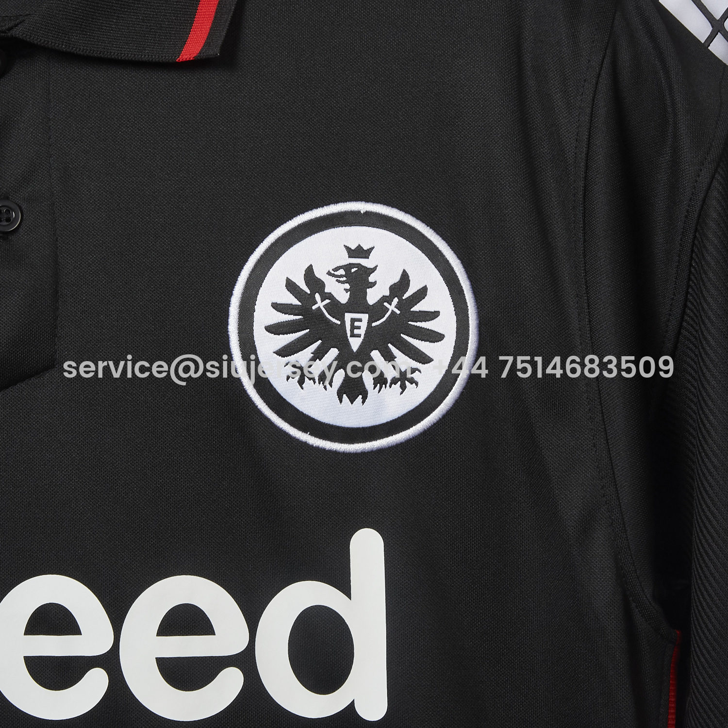 SIUjerseys-Retro Frankfurt 2021-22 Home Black Jersey
