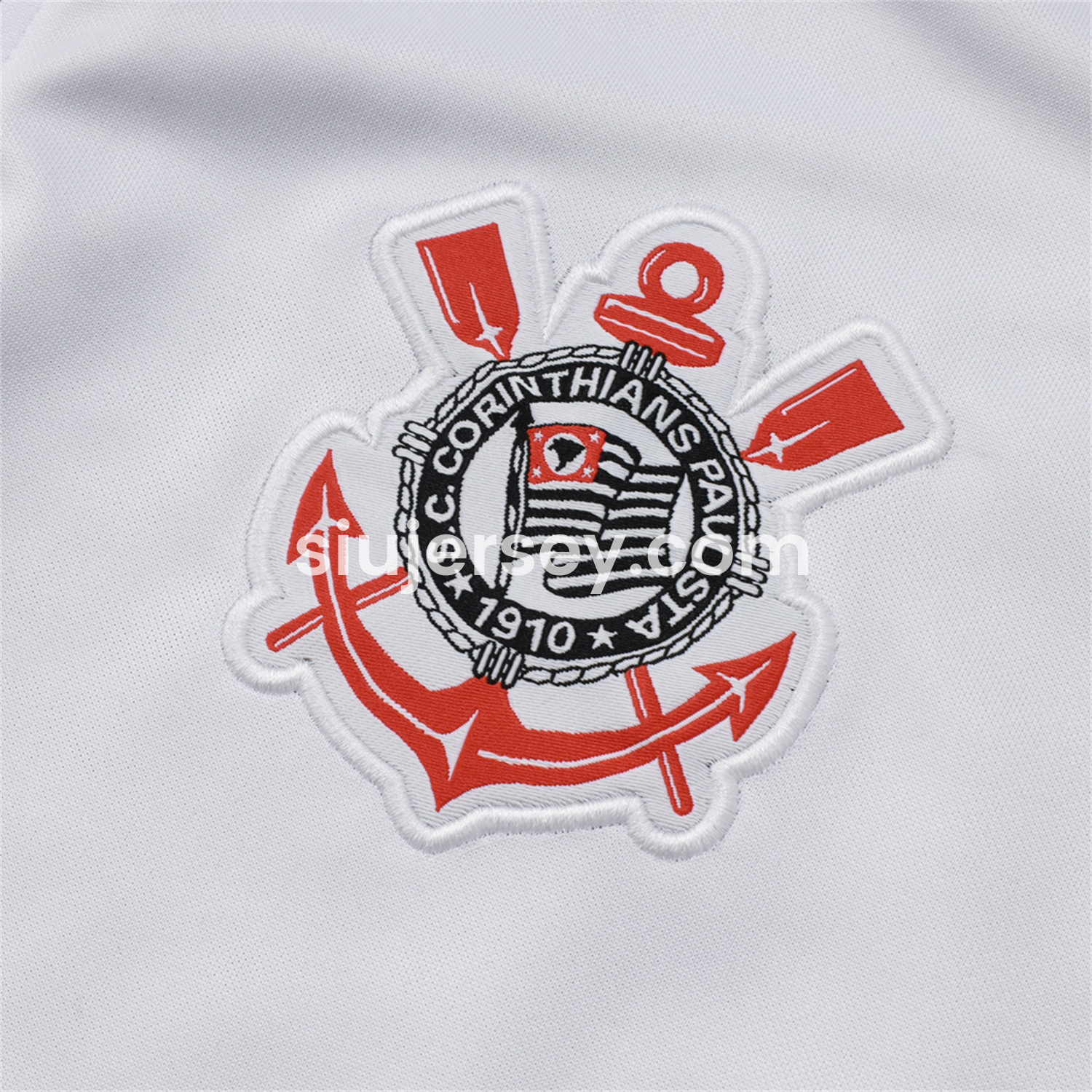 SIUjerseys-Corinthians 25-26 Jacket Training Tracksuit - White Jackets & Black Pants