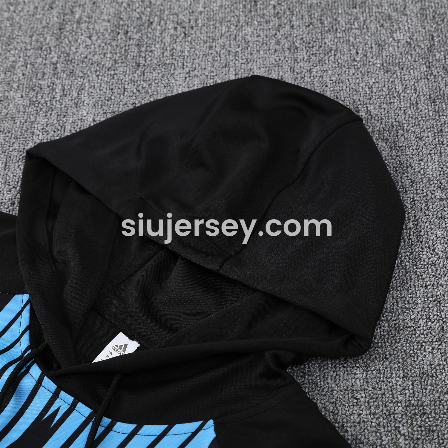 SIUjerseys-Argentina 24-25 Three-Stars Training Hoodie Set - Black Top and Pants