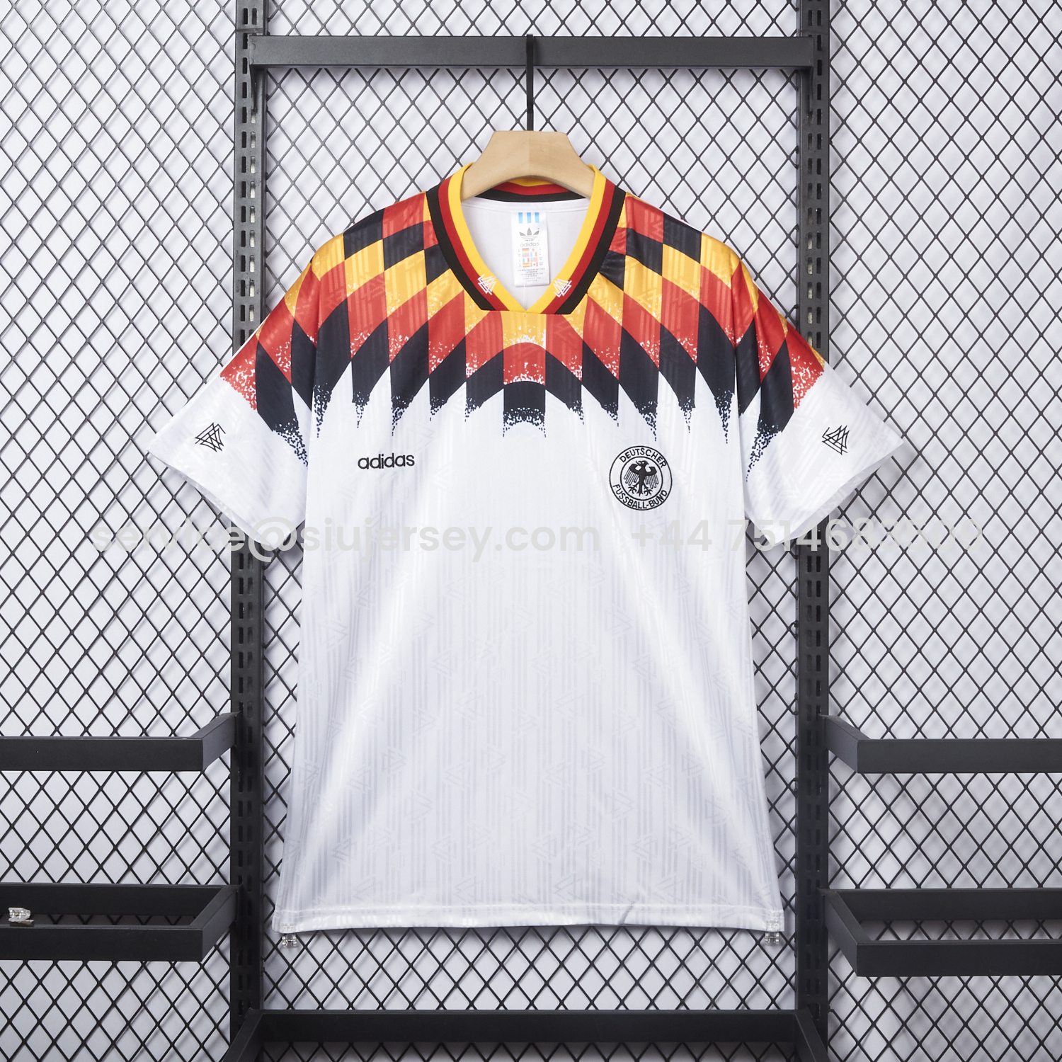 SIUjerseys-Retro Germany 1994 Home Stadium Jersey