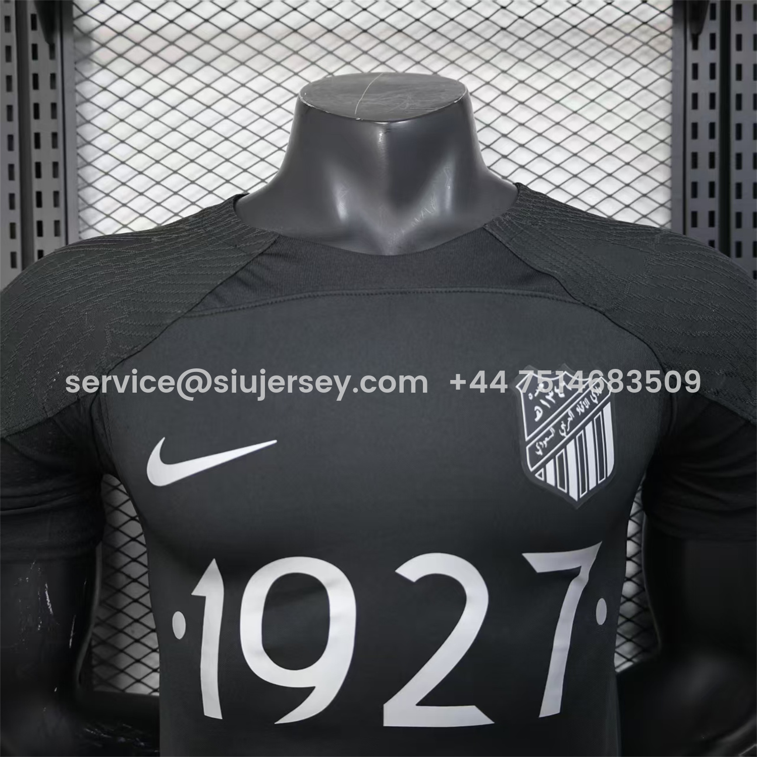 SIUjerseys-Al Ittihad Jeddah United 25-26 Silver 1927 Anniversary Black Jersey - Player Version