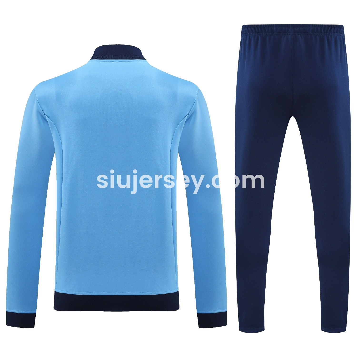 SIUjerseys-Argentina 24-25 Throwback Jacket Training Tracksuit - Blue Jackets & Deep Blue Pants