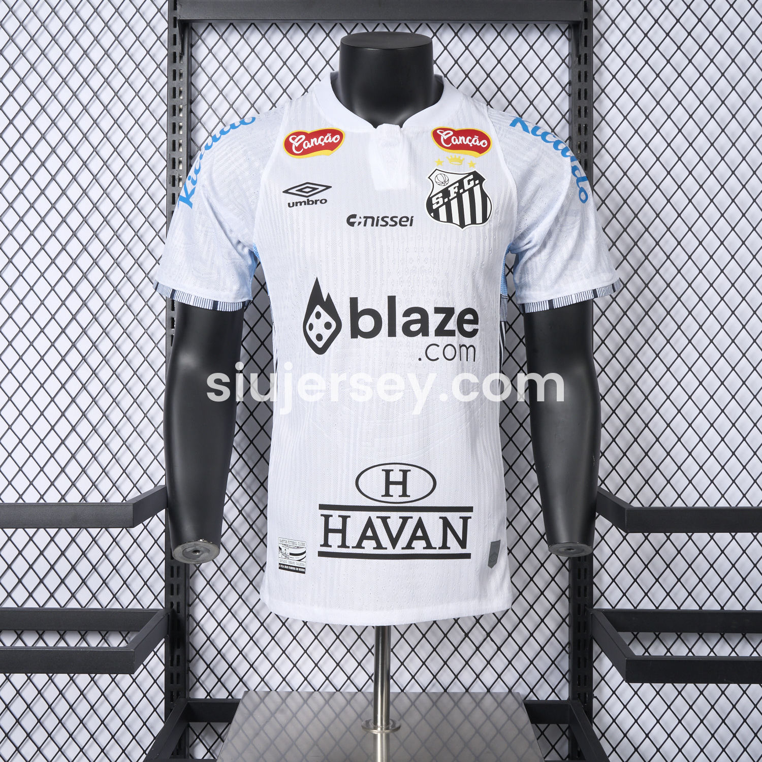 SIUjerseys-Santos 25-26 Home Jersey With Sponsors - Player Version