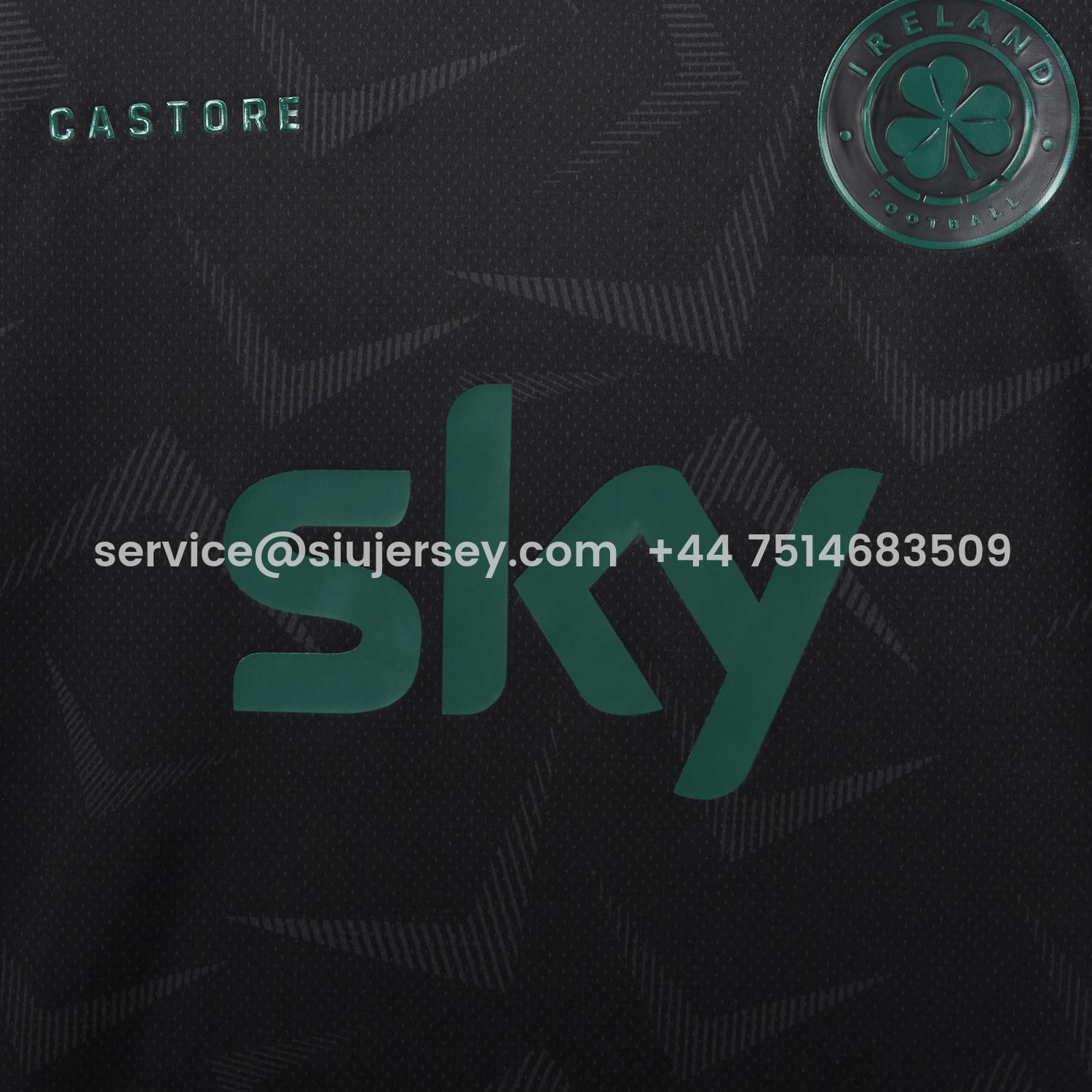 SIUjerseys-Ireland 2026 Stealth Black Special Jersey - Fans Version