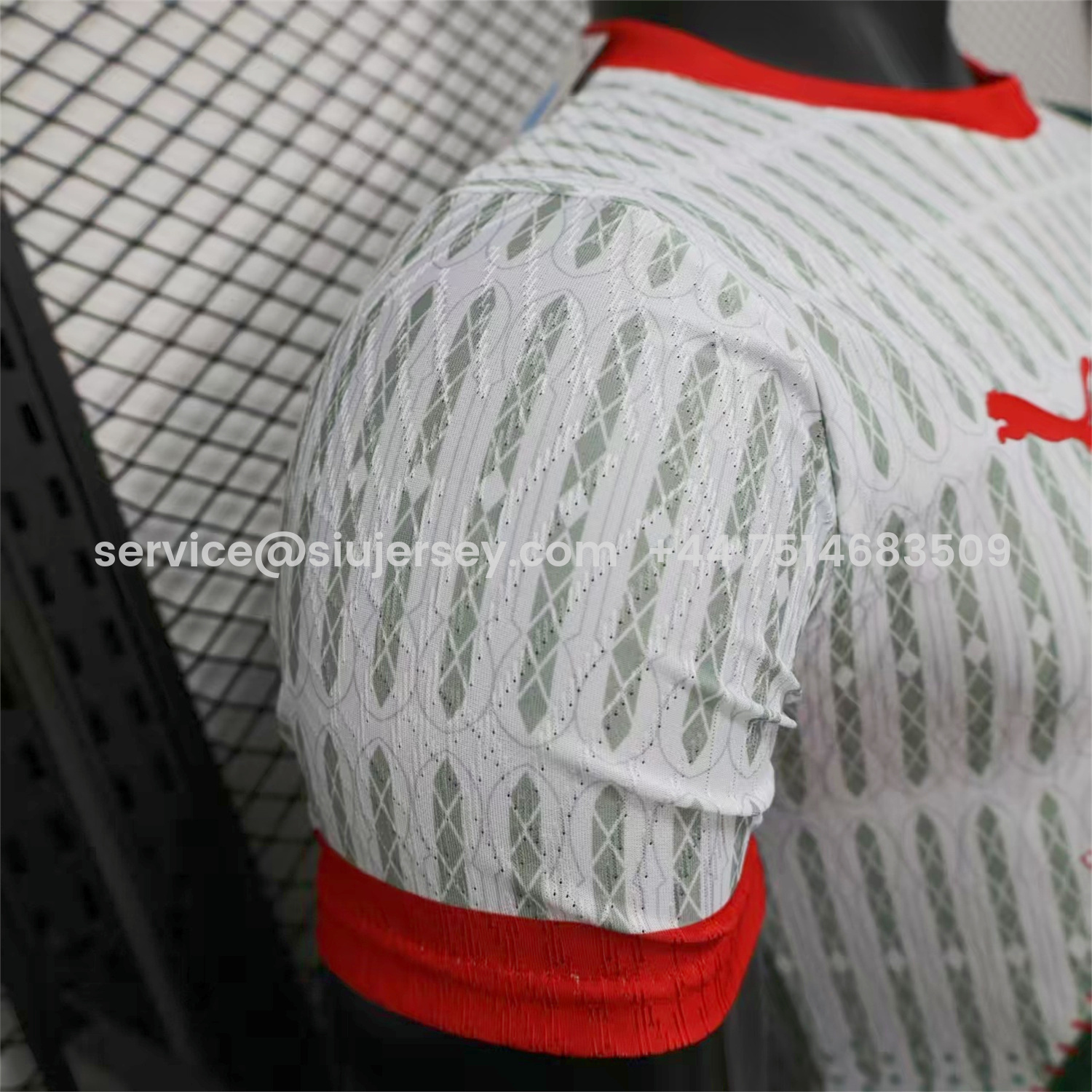 SIUjerseys-Marseille 25-26 Dark Green And White Jersey -Player Version