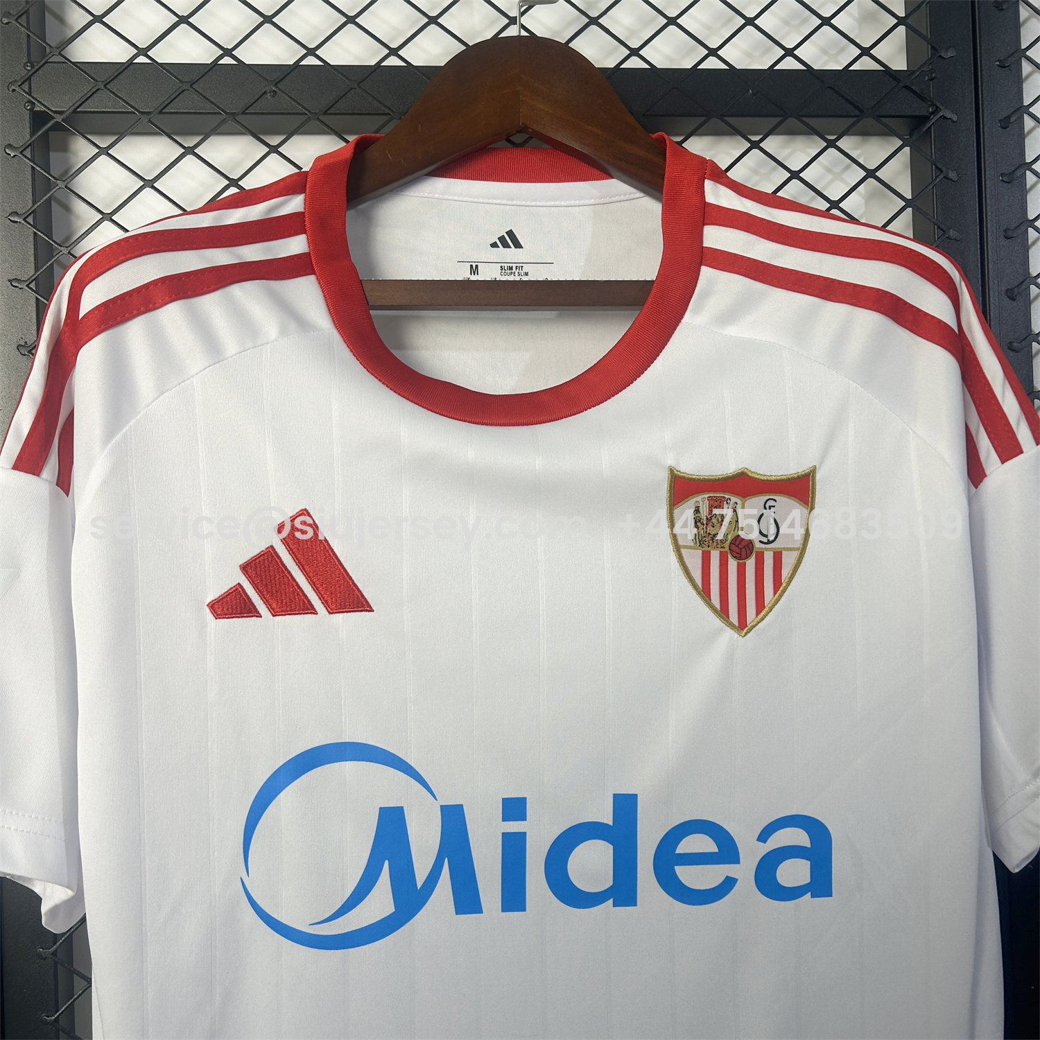 SIUjerseys-Sevilla 25-26 Home White Jersey - Fans Version