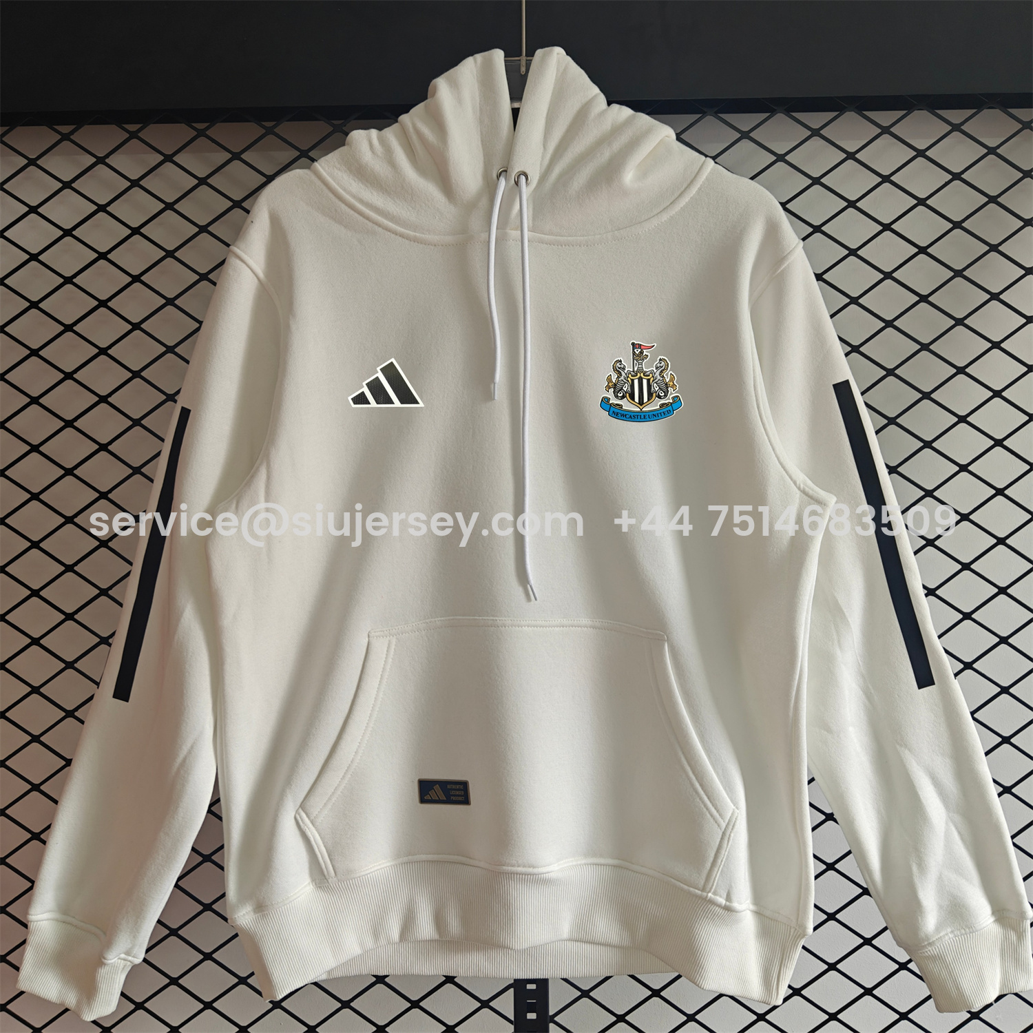 SIUjerseys-Newcastle United 25-26 Home Unisex Pullover Hoodie
