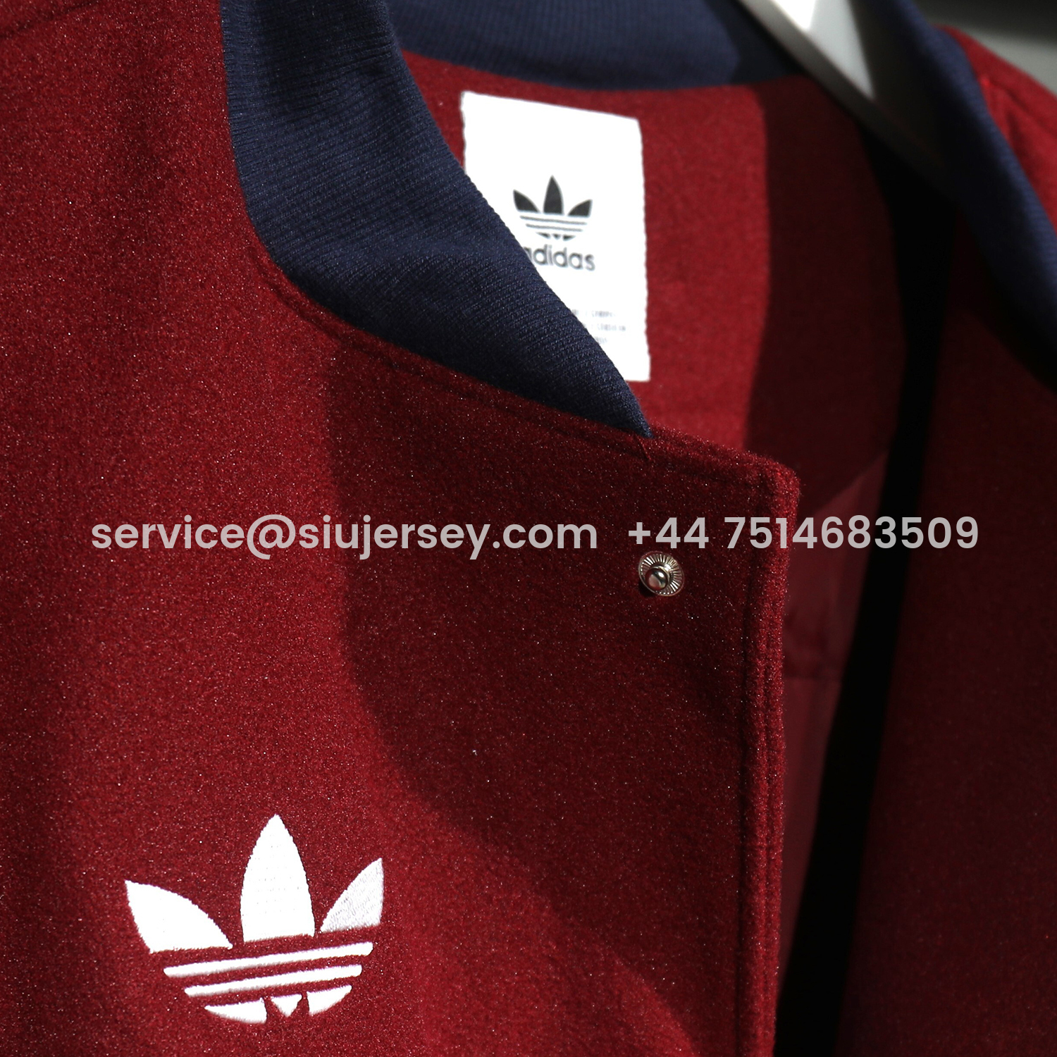 SIUjerseys-Arsenal 25-26 Warm Windbreaker Jacket - Wine Red And White