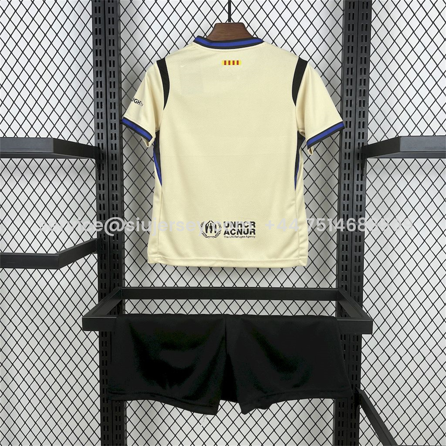 SIUjerseys-Barcelona 25-26 Away Kids Kit