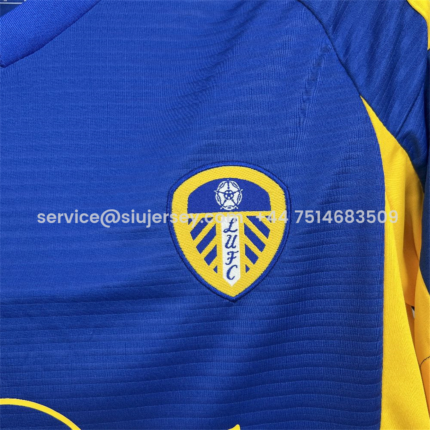 SIUjerseys-Leeds United 25-26 Away Blue Jersey - Fans Version