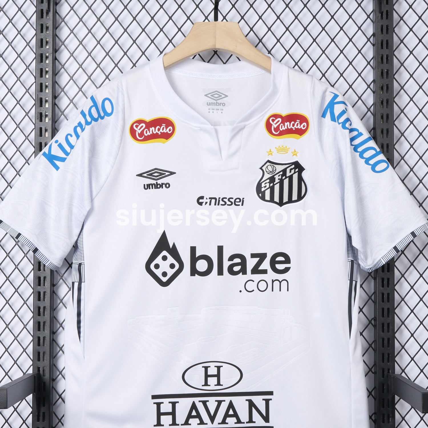SIUjerseys-Santos 25-26 Home Jersey With Sponsors - Fans Version