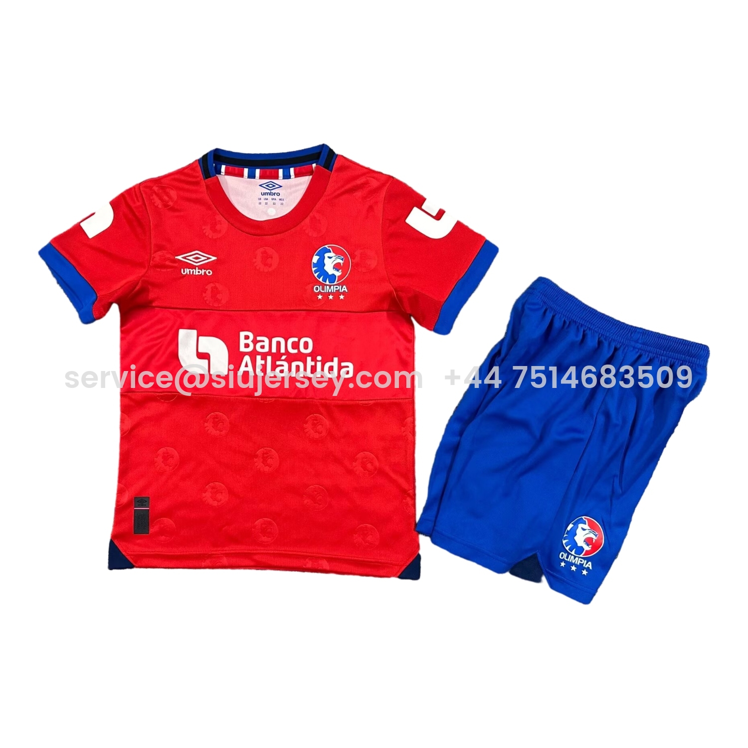 SIUjerseys-CD Olimpia 25-26 Away Kids Kit