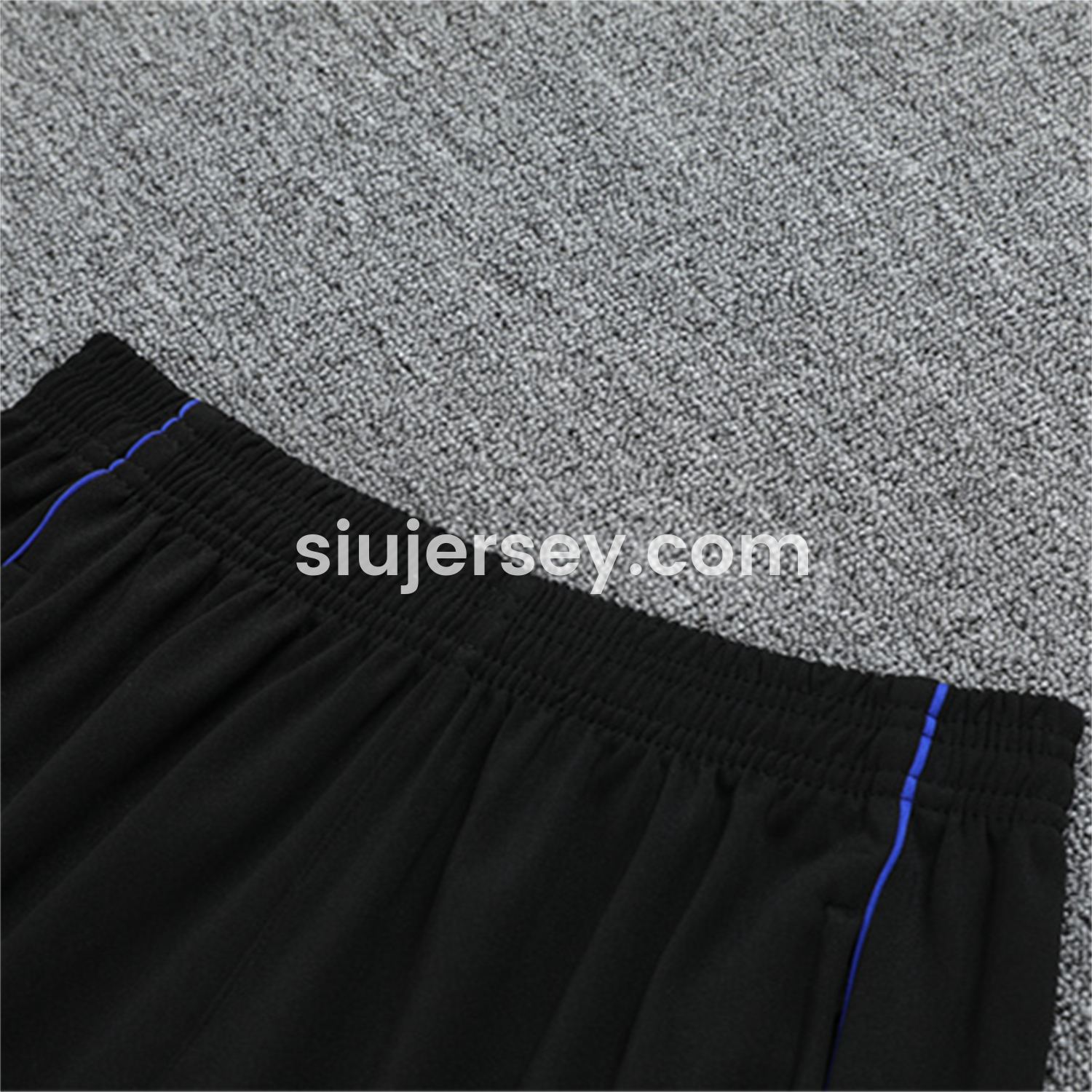 SIUjerseys-Real Madrid 25-26 Long Sleeve Training Set - Yellow, White and Blue Camouflage Top and Black Pants