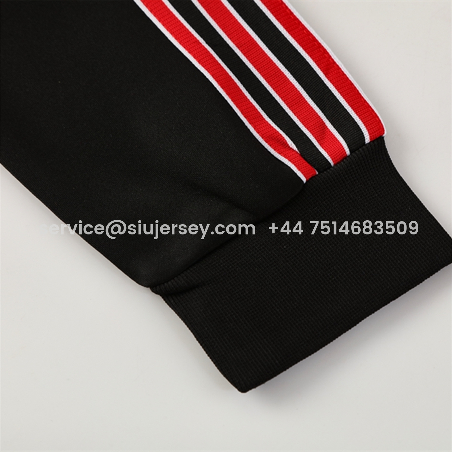 SIUjerseys-Manchester United 25-26 Bring Back 1991 Jacket Training Tracksuit - Black and Red