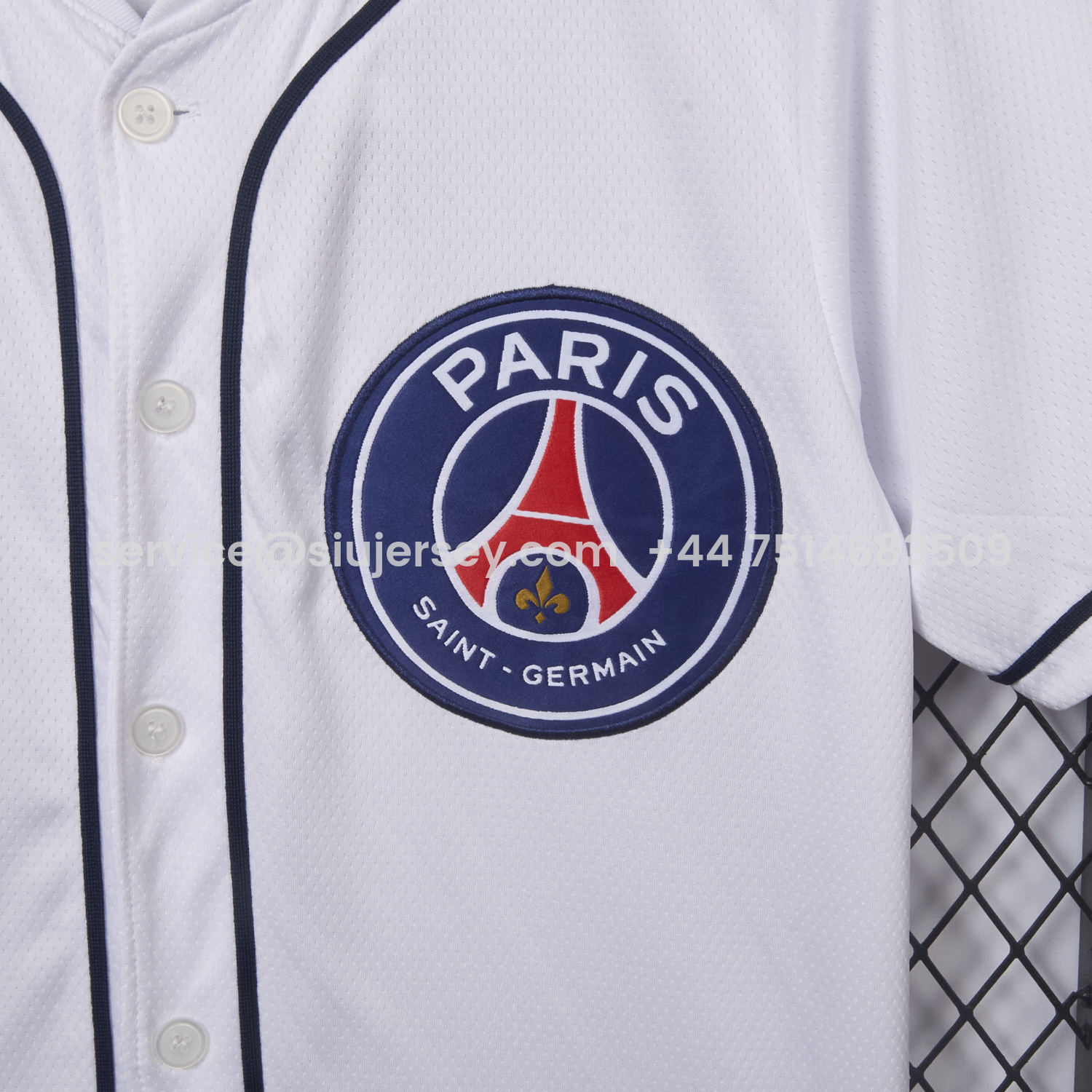 SIUjerseys-Paris Saint-Germain PSG 25-26 White Limited Baseball Jersey