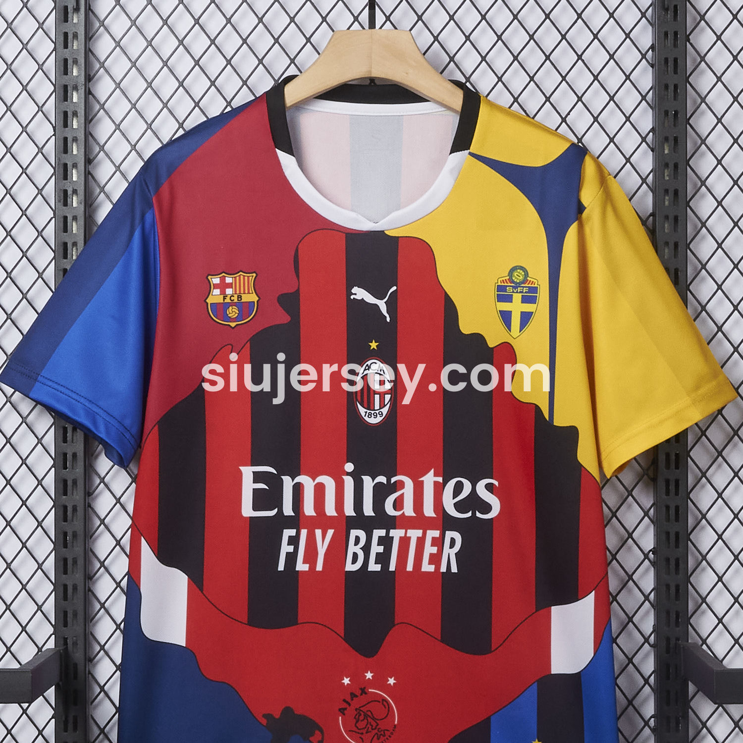 SIUjerseys-Zlatan Ibrahimović Career Commemorative Jersey - Fans Version - AC Milan Inter Milan Barcelona Ajax Paris Saint-Germain PSG Sweden