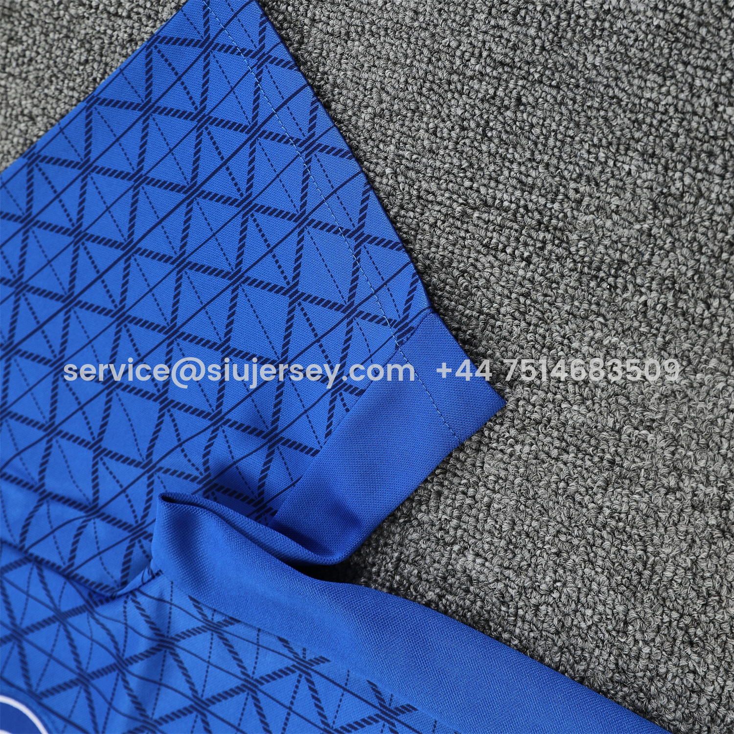 SIUjerseys-Paris Saint-Germain PSG 25-26 Short-Sleeve Training Set - Blue Top & Deep Blue Shorts